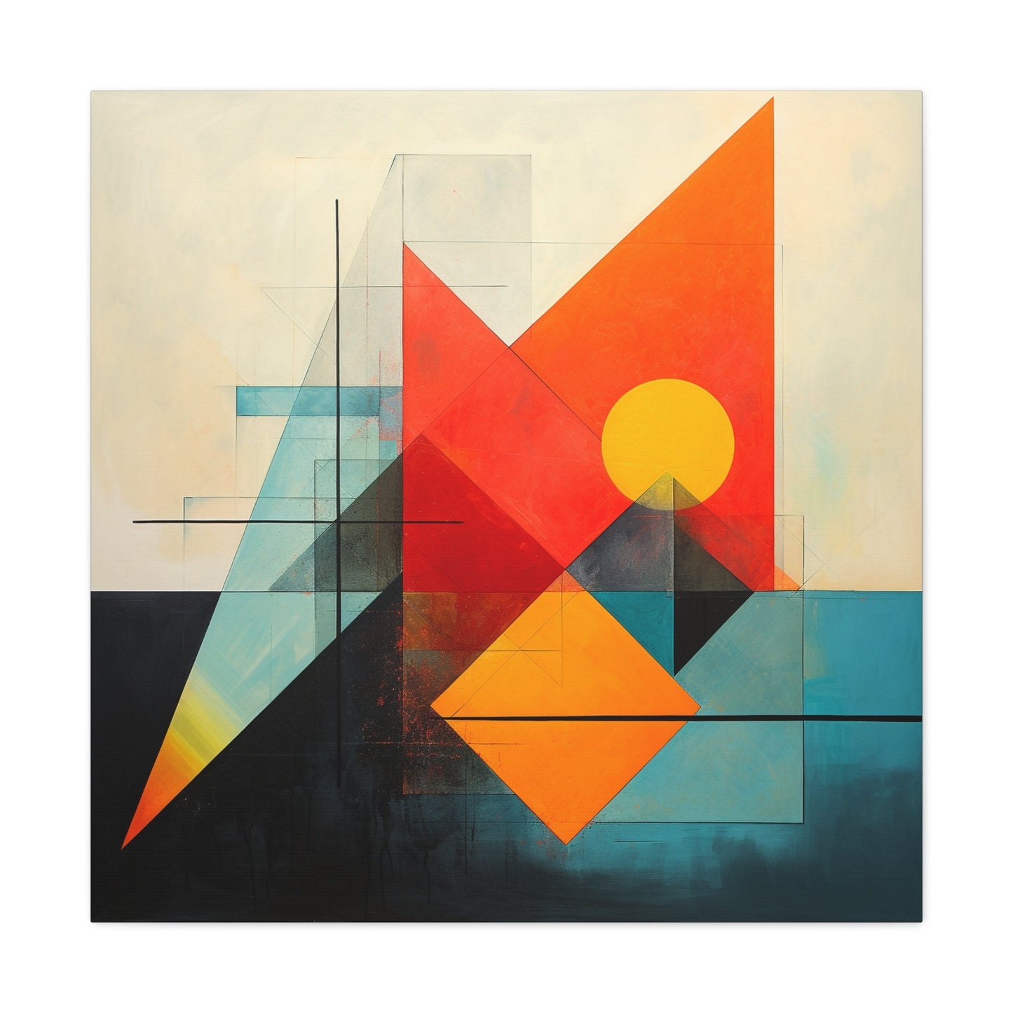 Unique Wall Art for your Home, Apartment or Dorm Room. Abstract Art, Modern Geometric Wall Art, Contemporary Home Decor.