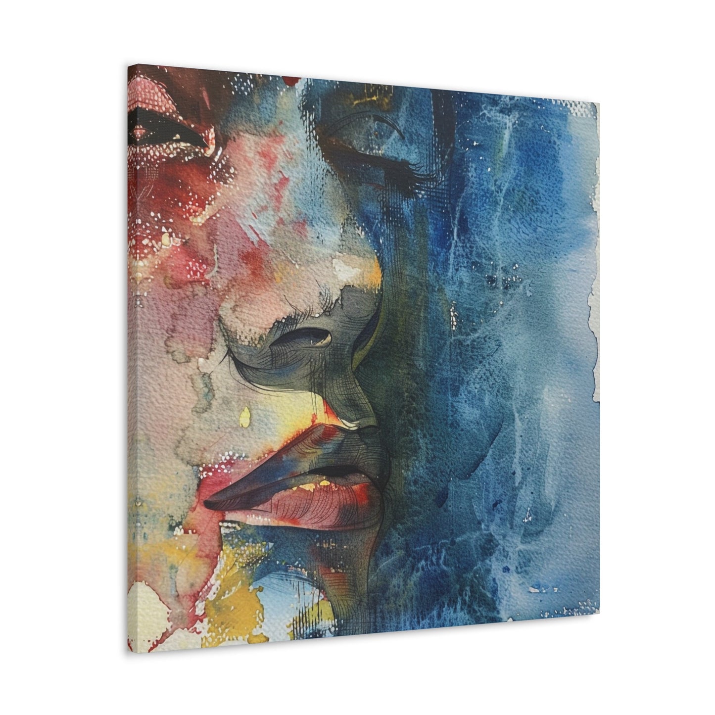 Amazing unique wall art great for the home, apartment, or dorm room. Watercolor girls. Ethereal Prints. Print number 1.