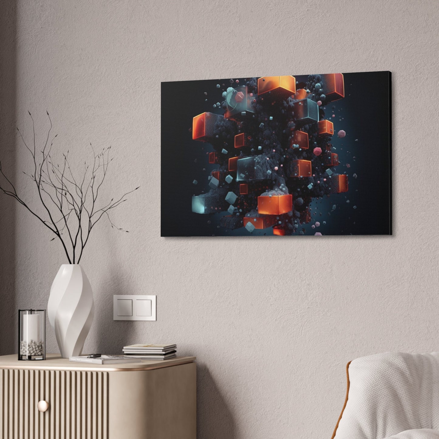 Imagining the Elusive Dark Matter Particle #3 | Ai Wall Art for Personal Room or Office