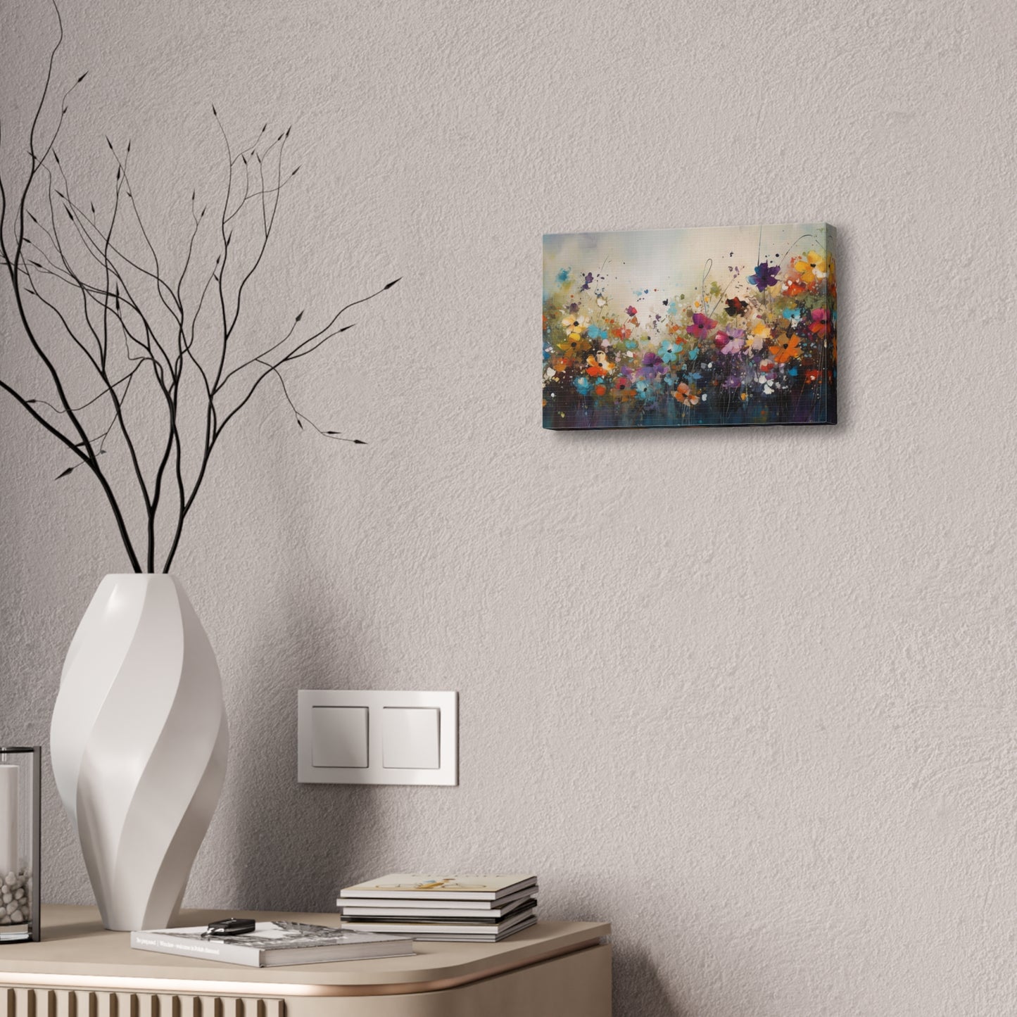 Wildflower Abstract Painting Print