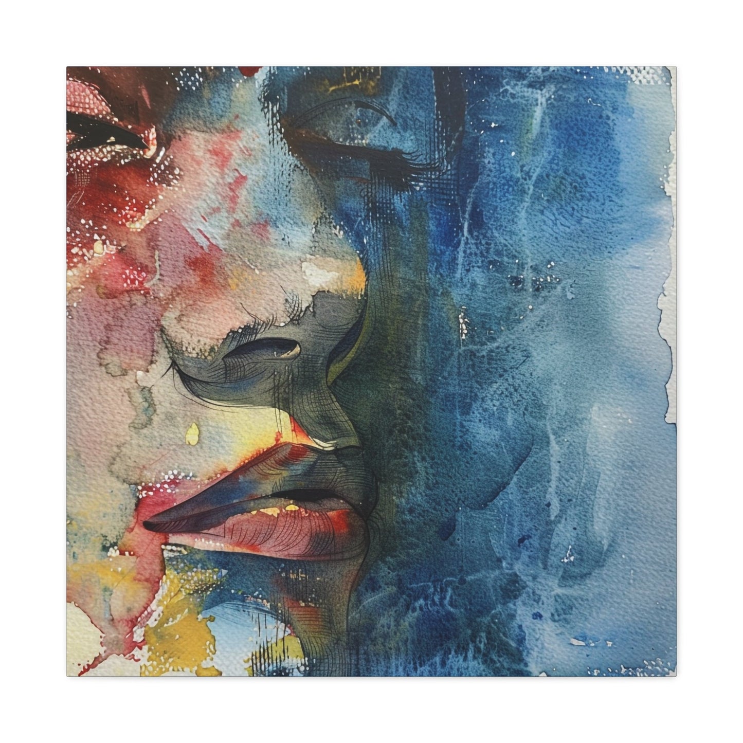 Amazing unique wall art great for the home, apartment, or dorm room. Watercolor girls. Ethereal Prints. Print number 1.