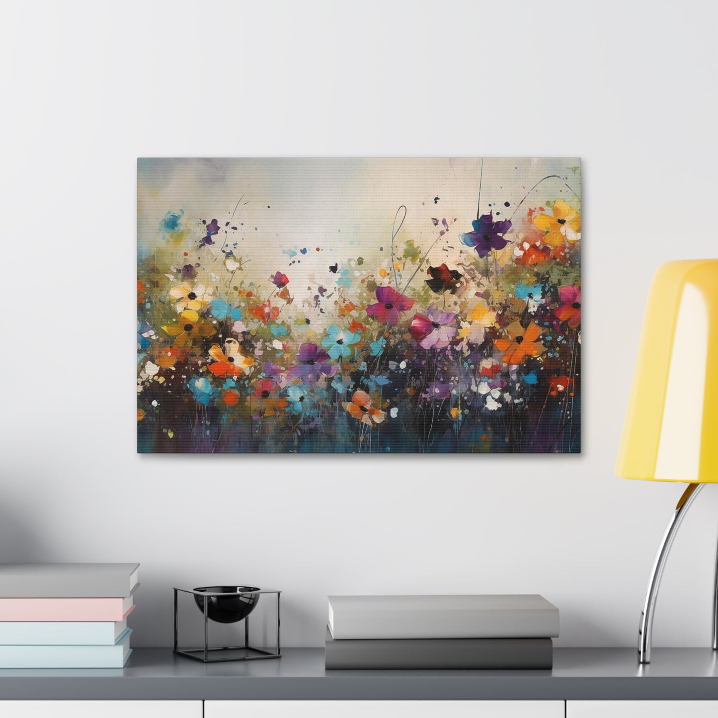 Wildflower Abstract Painting Print