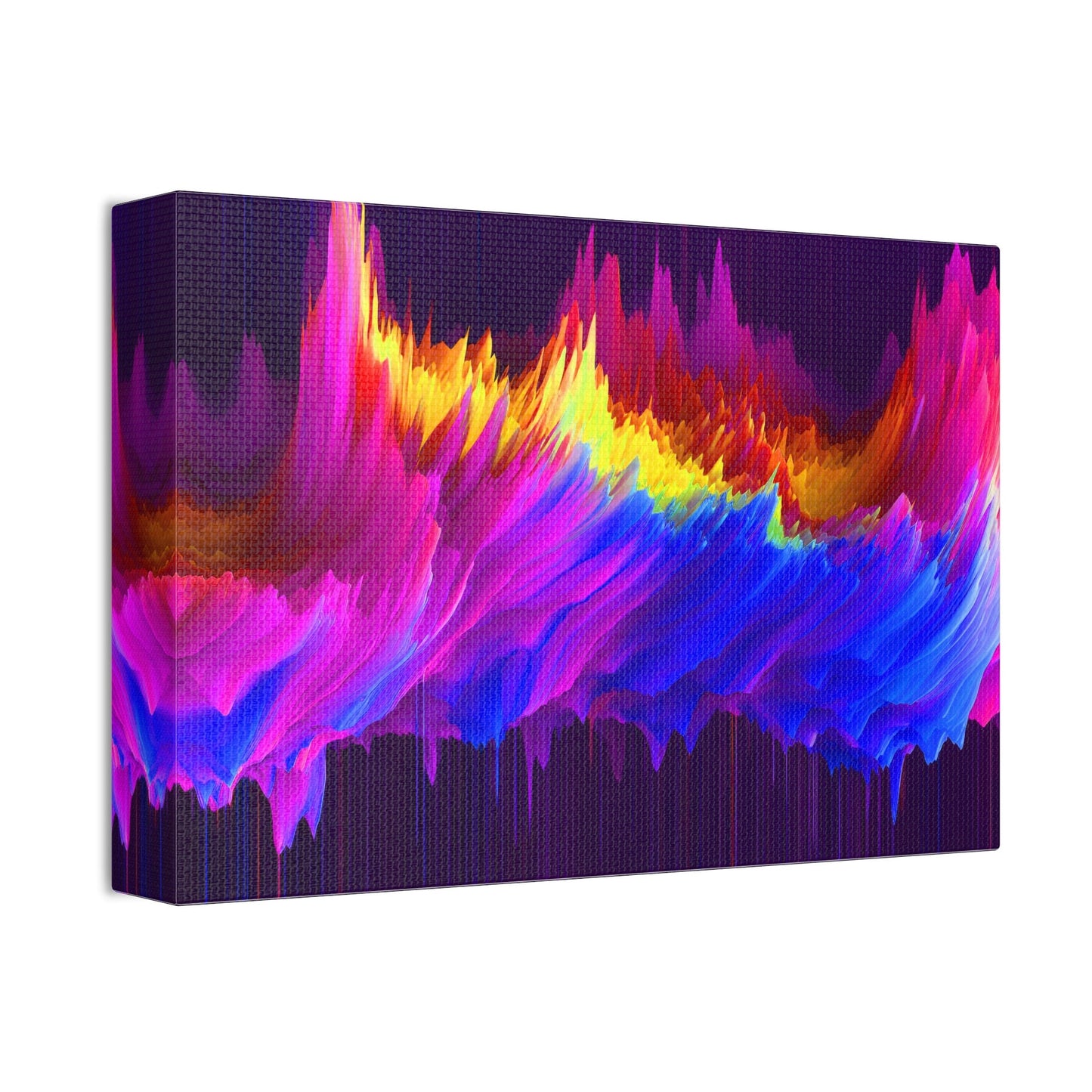 Unique College Dorm or New Apartment Wall Art | Multi-colored Pixel Drift Art print 3. Ai generated.