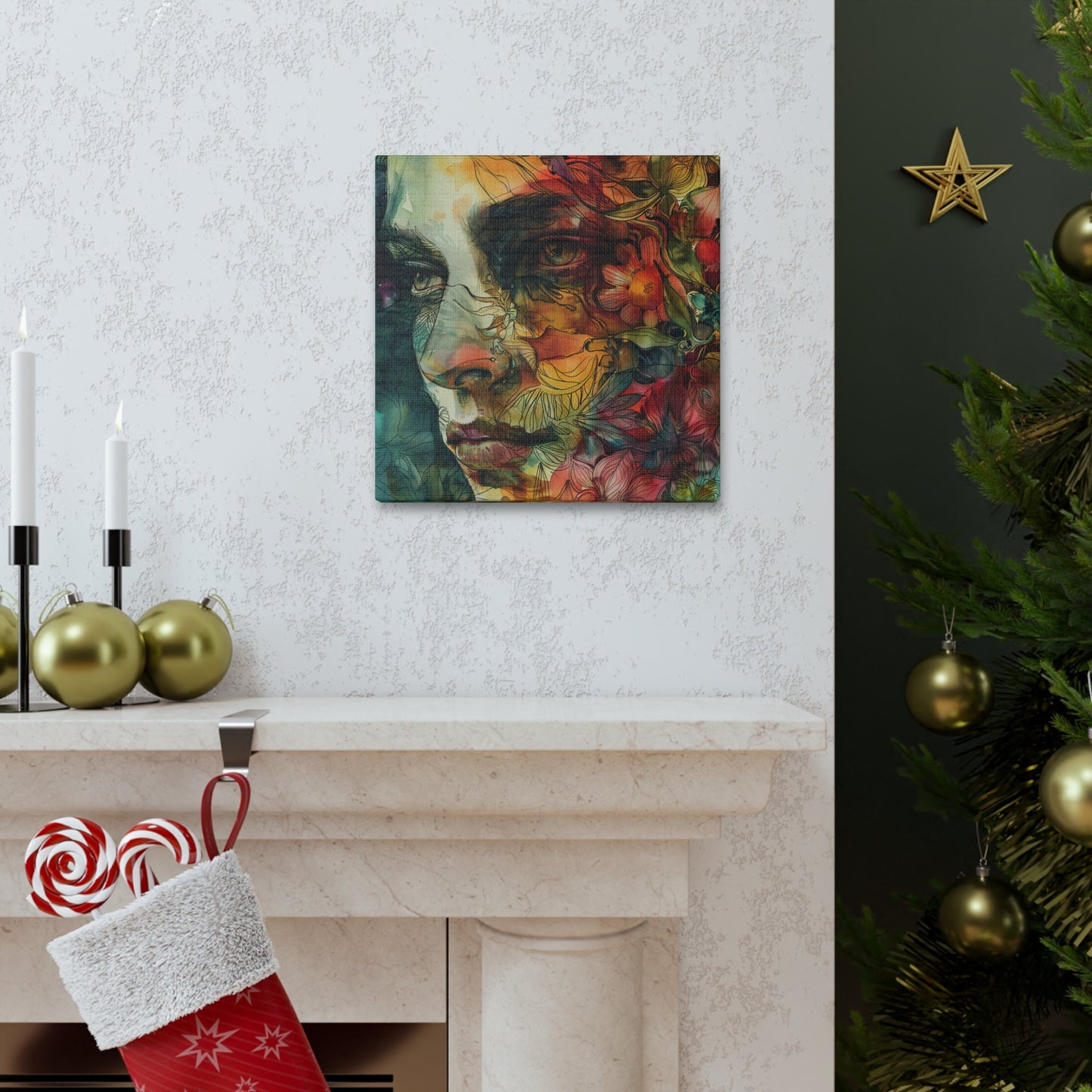 Amazing unique wall art great for the home, apartment, or dorm room. Watercolor girls. Ethereal Prints. Print number 4.