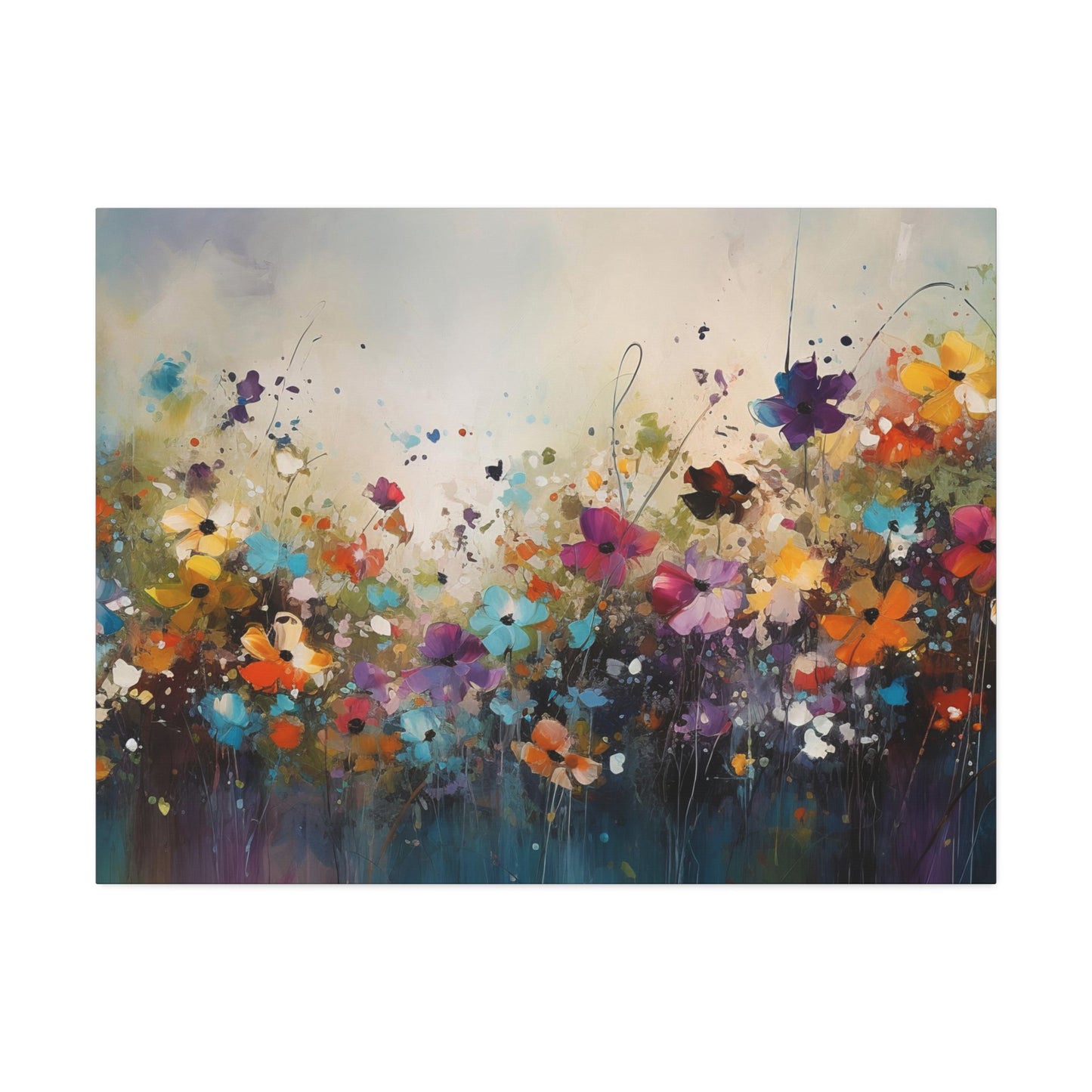 Wildflower Abstract Painting Print