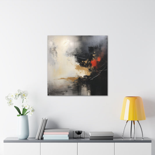 Unique Wall Art for your Home, Apartment or Dorm Room. Abstract print #3 with light and dark colors mixed with red. Awesome painting 4 U.