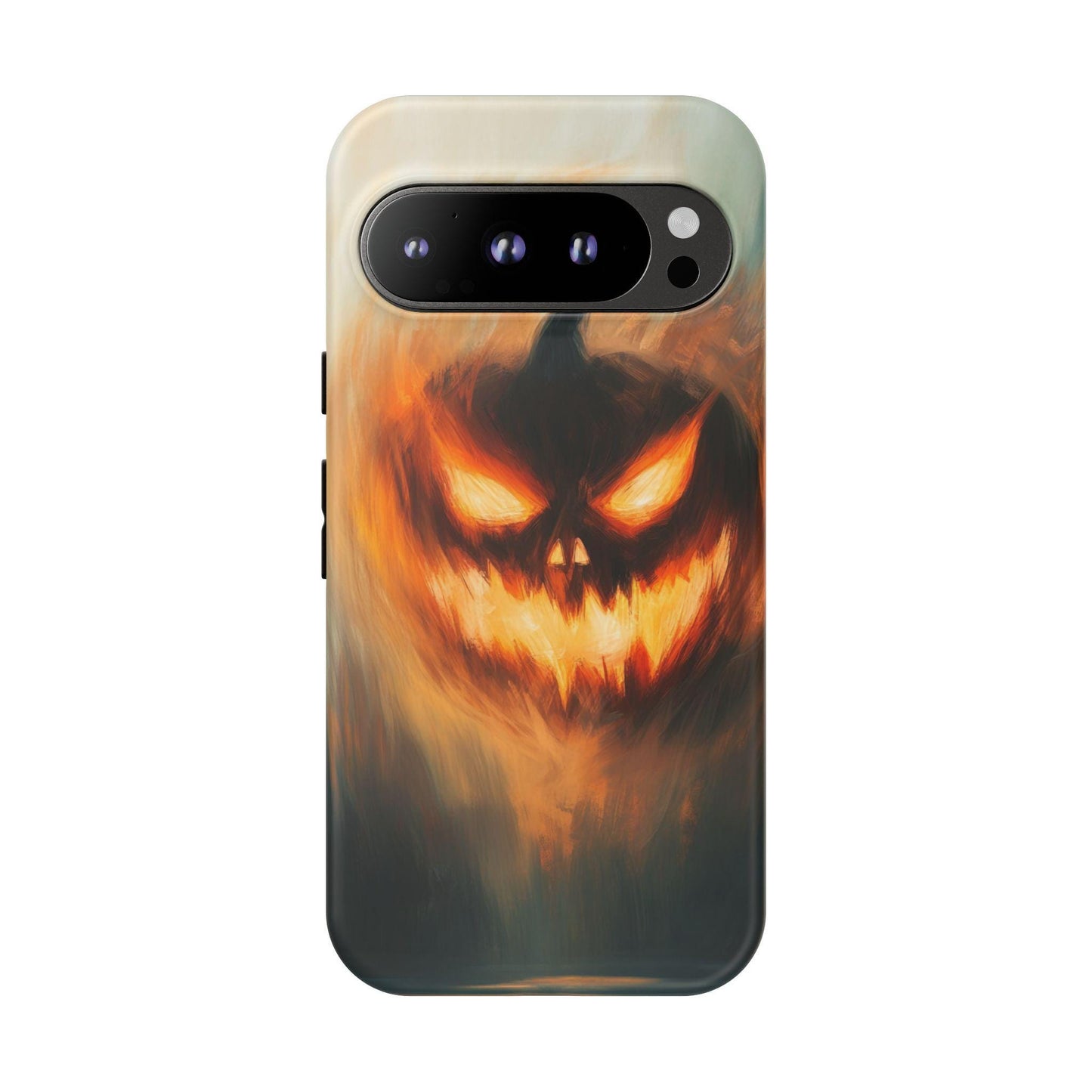Spooky Pumpkin iPhone Case - Matte & Glossy Dual Layer Protective Cover for iPhone 12 to iPhone 15 #2