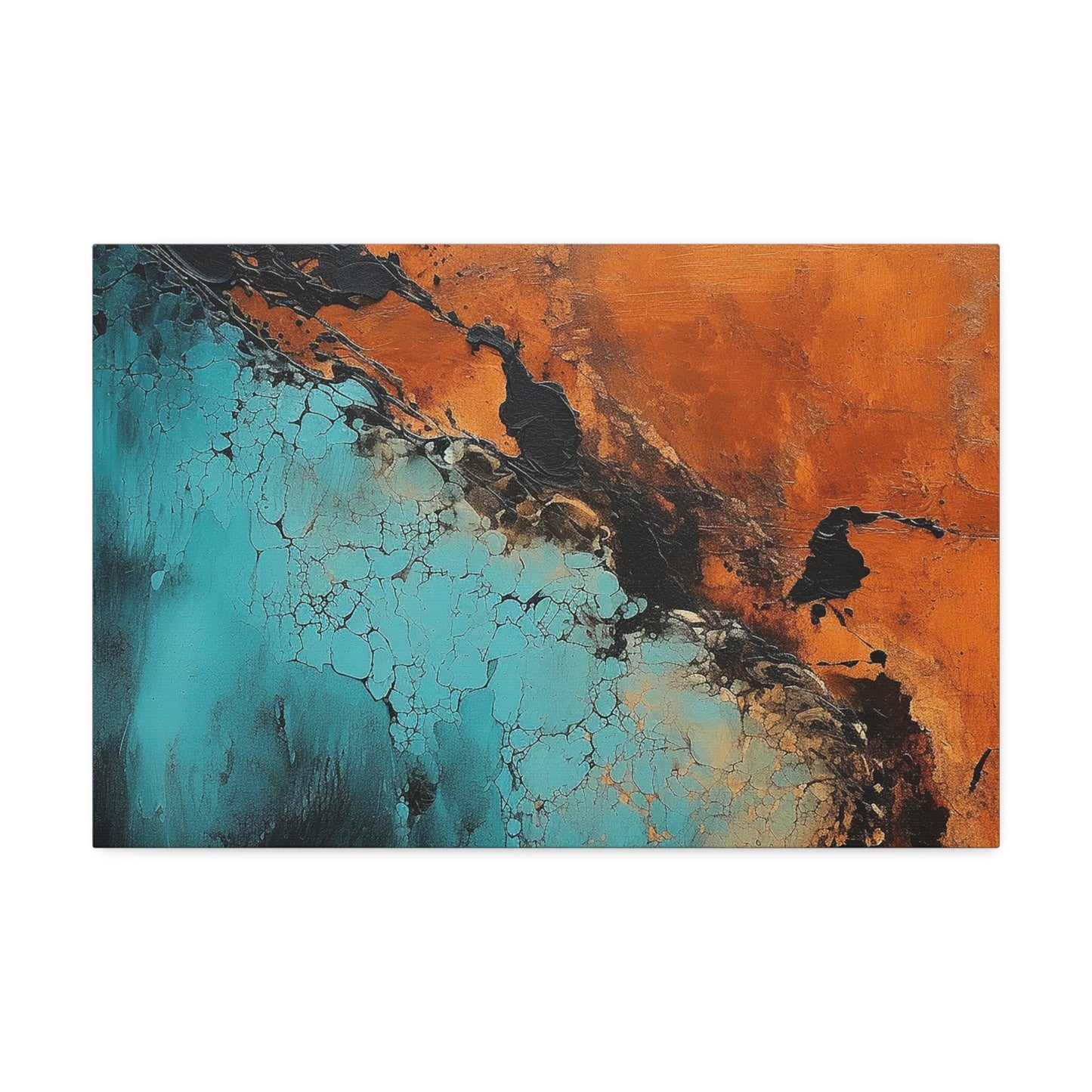 Abstract Art, Organic Texture Painting, Modern Industrial Chic Artwork. Unique College Dorm or New Apartment Wall Art.