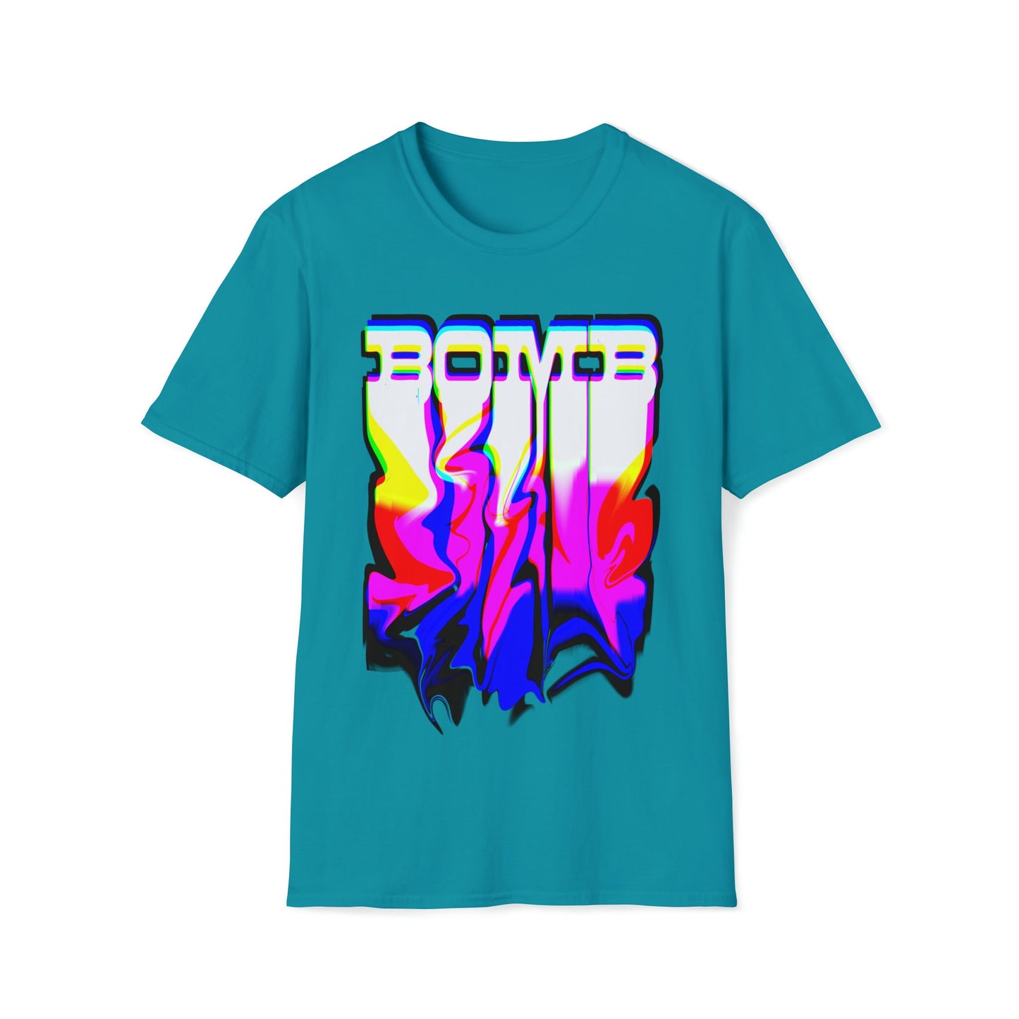 Cool T-shirt no one else has. BOMB t-shirt: melting effect. Will get you attention.