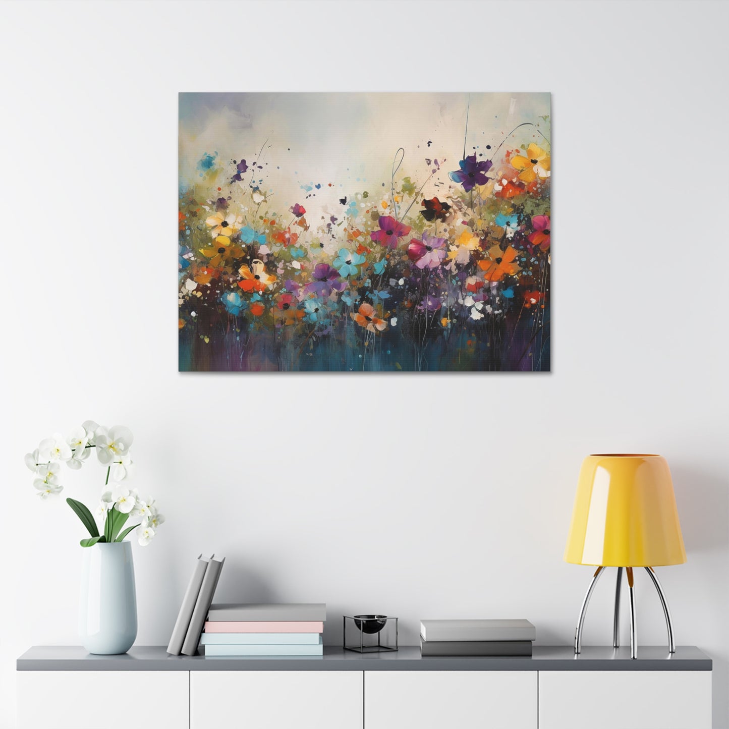 Wildflower Abstract Painting Print