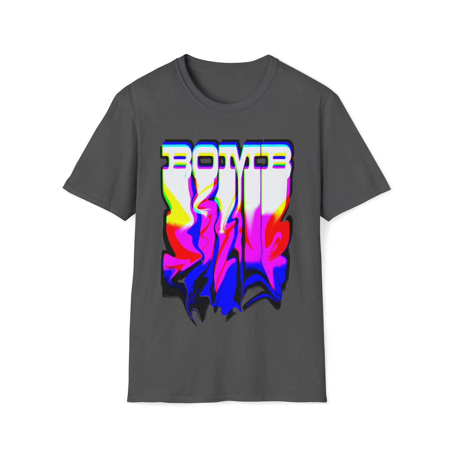 Cool T-shirt no one else has. BOMB t-shirt: melting effect. Will get you attention.