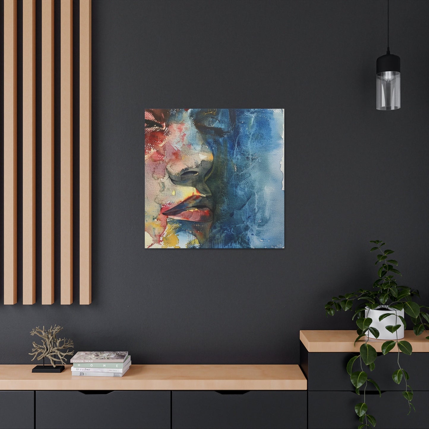 Amazing unique wall art great for the home, apartment, or dorm room. Watercolor girls. Ethereal Prints. Print number 1.