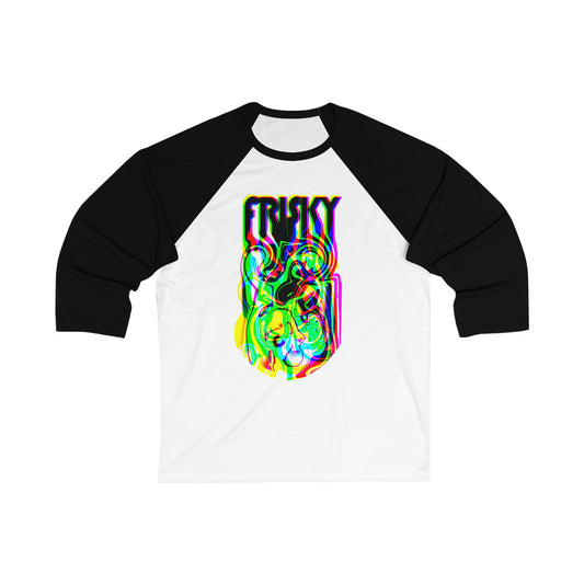 Coolest shirt ever. Unique Unisex Baseball Tee made for FRISKY people who don't care about normal thinking or bland group fashion sense.