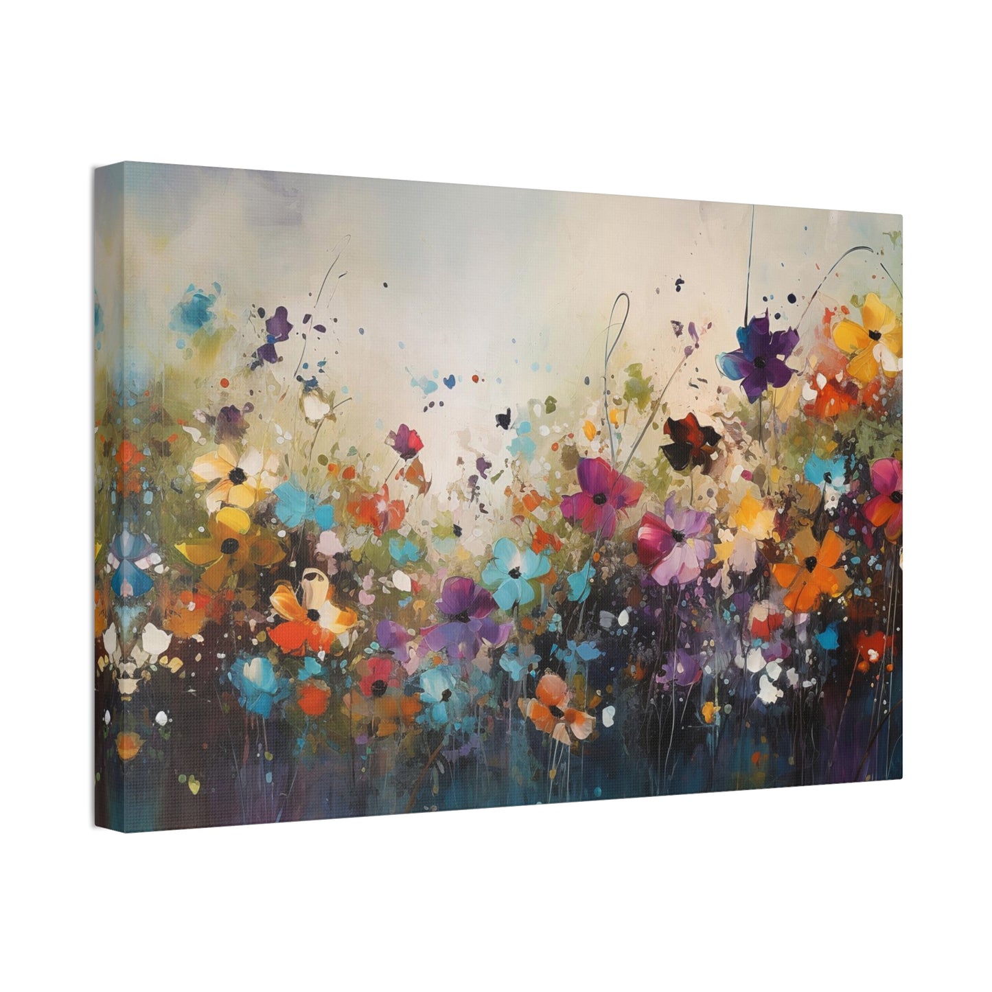 Wildflower Abstract Painting Print