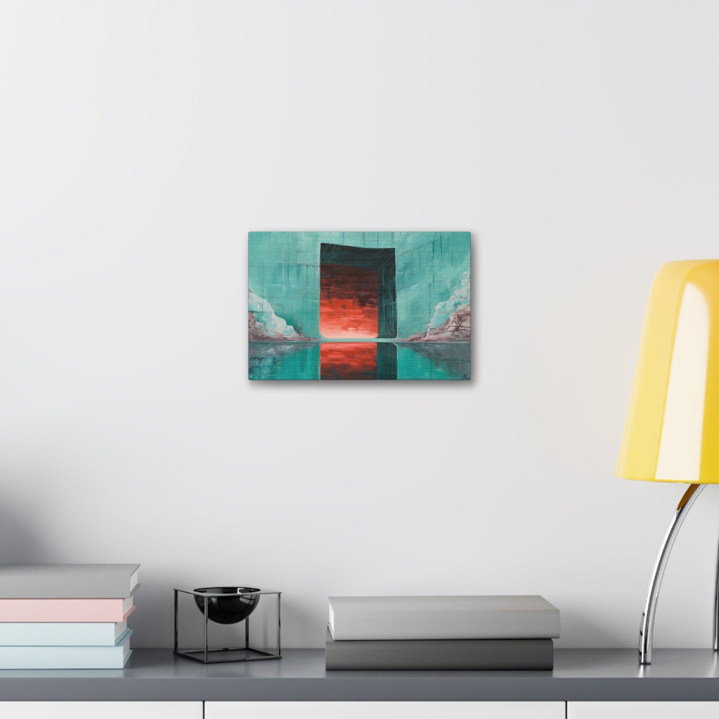 Unique wall art for college apartments or new homes | Safety of the Salt Cave | Ai Wall Art