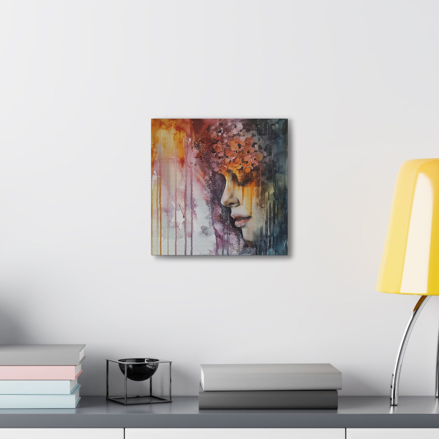 Amazing unique wall art great for the home, apartment, or dorm room. Watercolor girls. Ethereal Prints. Print number 3.