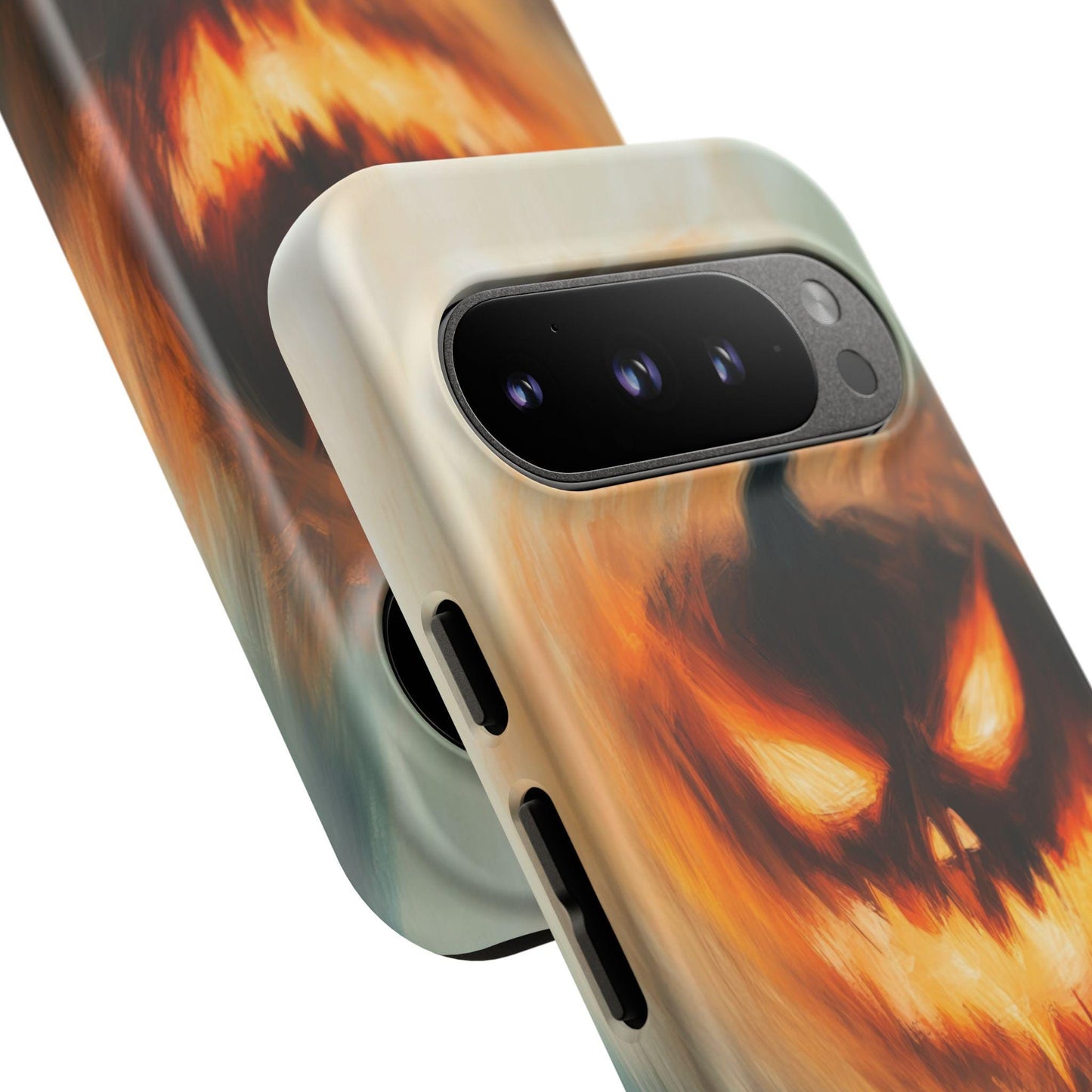 Spooky Pumpkin iPhone Case - Matte & Glossy Dual Layer Protective Cover for iPhone 12 to iPhone 15 #2