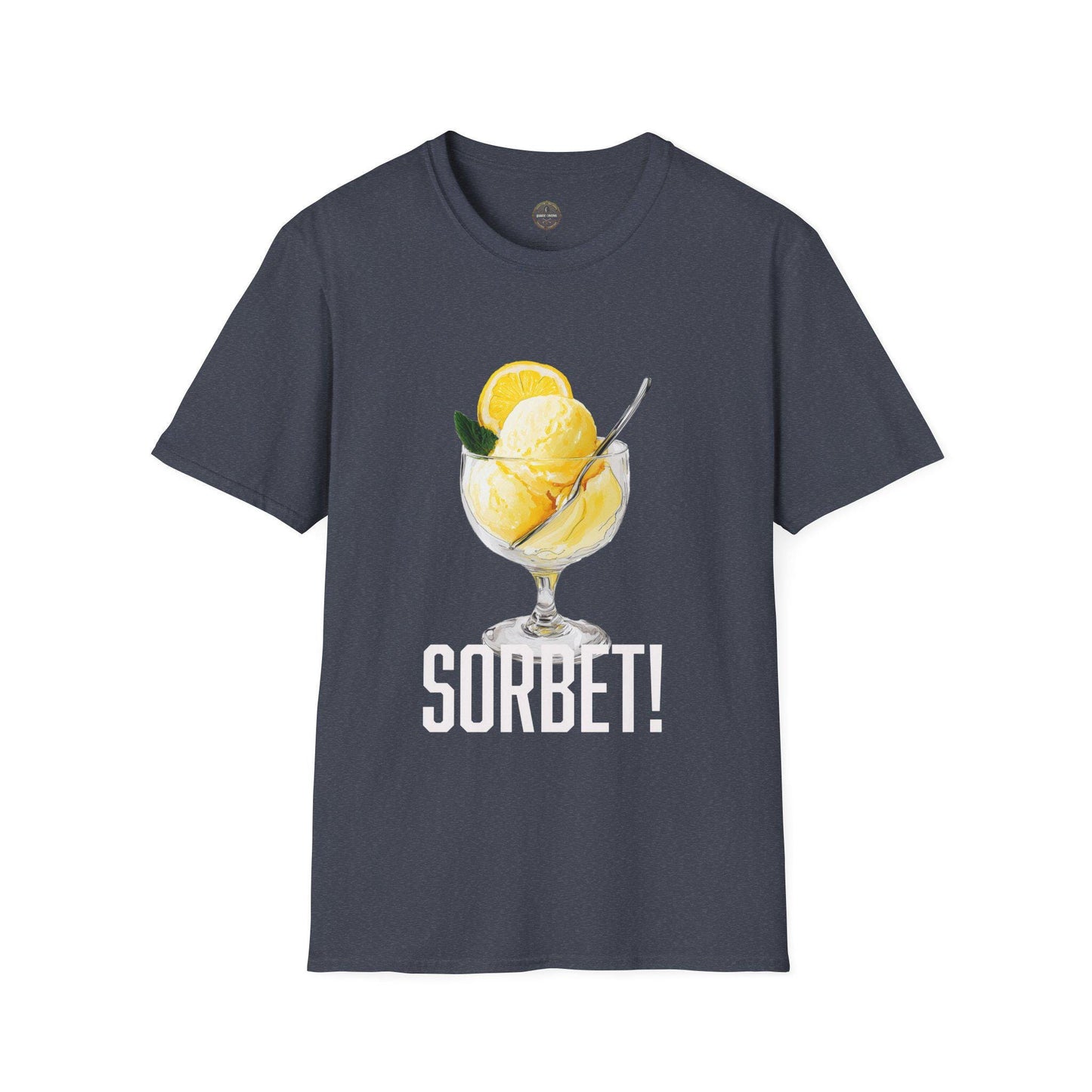 Sorbet T-Shirt, Funny Ice Cream Tee, Unique Softstyle Shirt, Excited Sorbet Top, Unisex Graphic Tee, Food Lover Gift