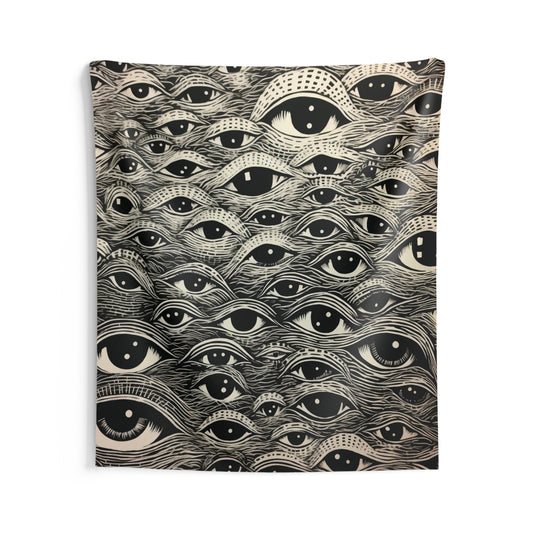 Coolest Tapestry. 1000's of eyes Indoor Wall Tapestries for all your Smoker Friends. Unique AI Art designs for your dorm or chillout rooms.