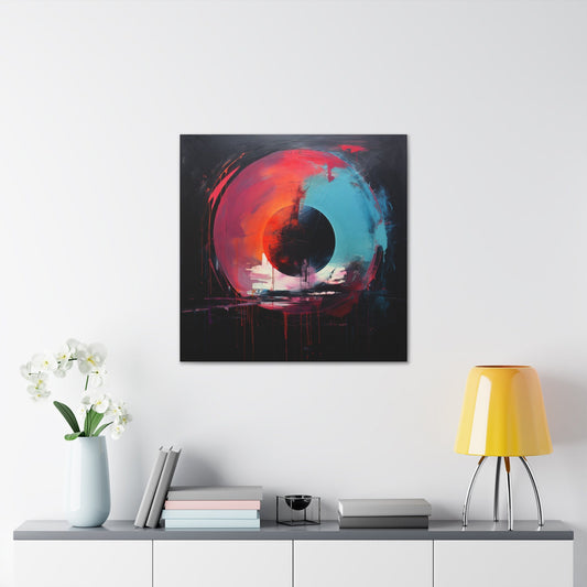 Unique Wall Art for your Home, Apartment or Dorm Room. Black Hole, Abstract Art, Modern Geometric Wall Art, Contemporary Home Decor.