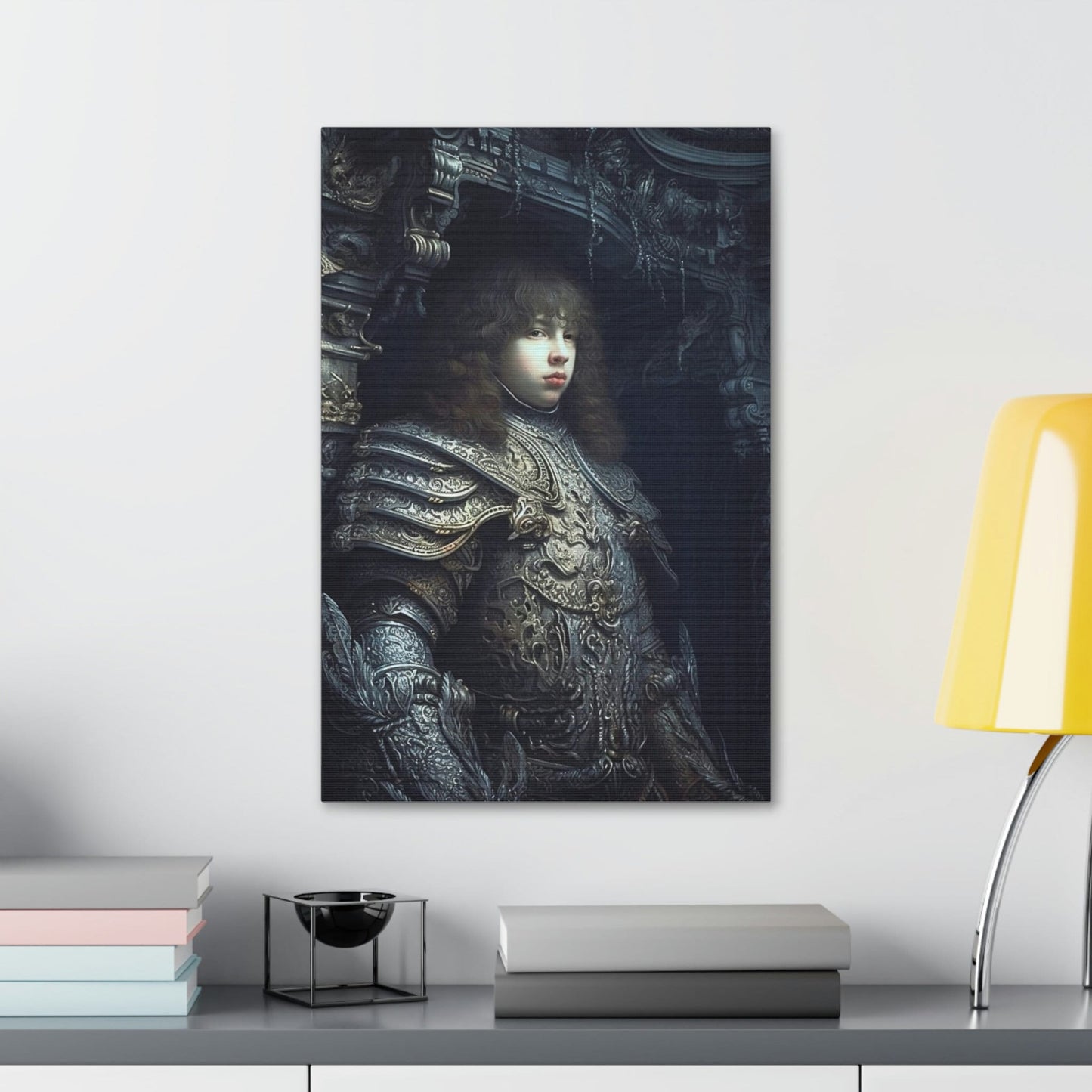 Spooky Version of Sustermans, Portrait of Prince Waldemar Christian of Denmar.  Ai art mixing styles with Giger & other creepy artists.