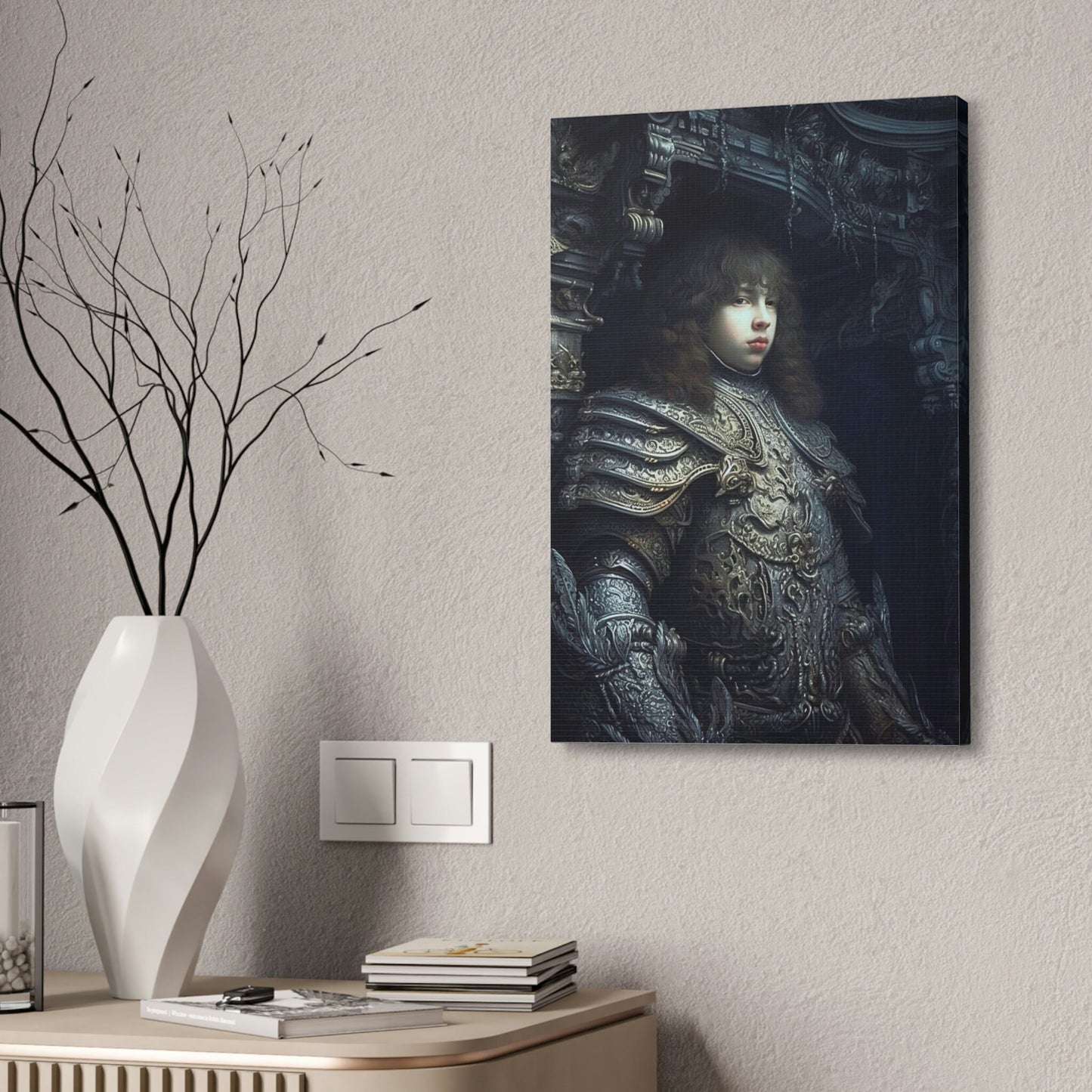 Spooky Version of Sustermans, Portrait of Prince Waldemar Christian of Denmar.  Ai art mixing styles with Giger & other creepy artists.