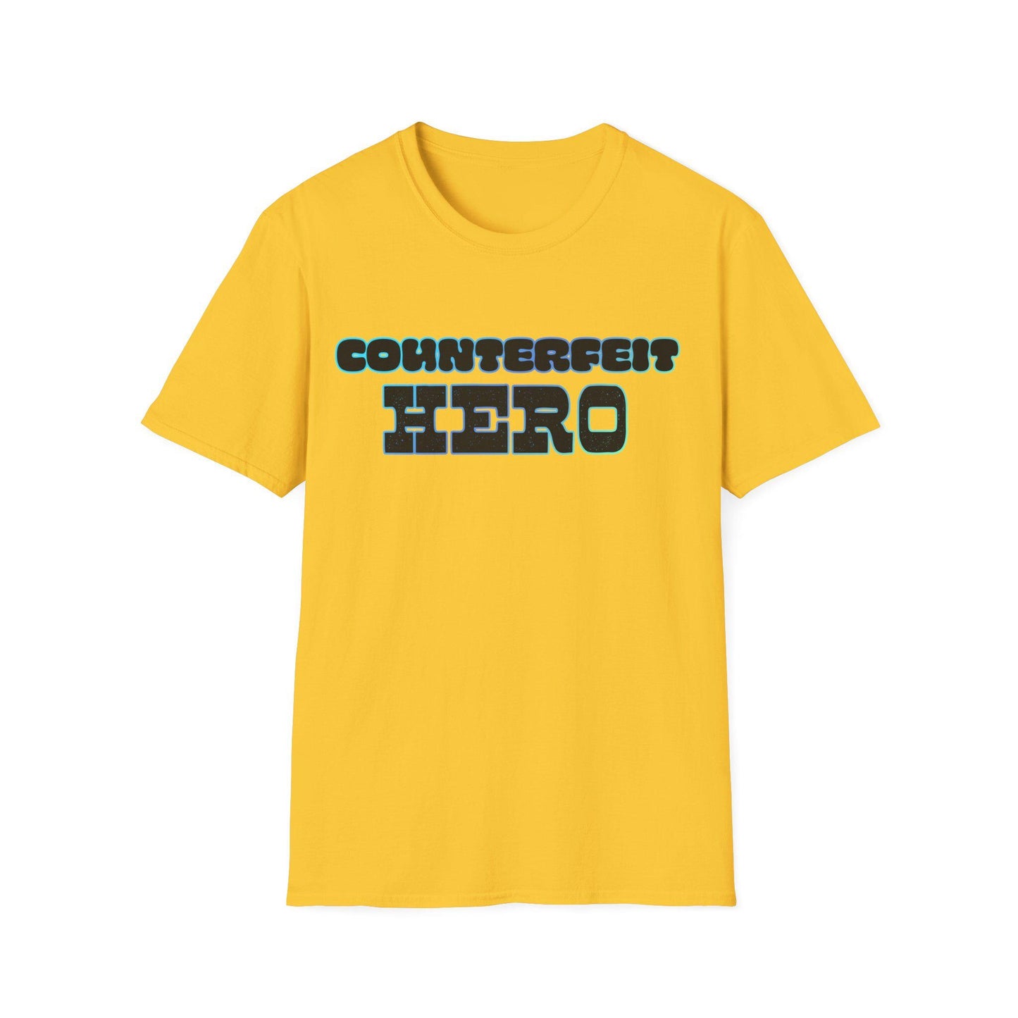 Counterfeit Hero Unisex T-Shirt, Graphic Tee, Softstyle Shirt, humble humility, Top, Men's Women's Clothing