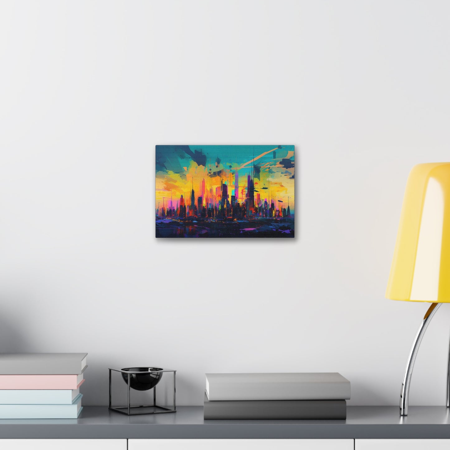 Sunset City Abstract