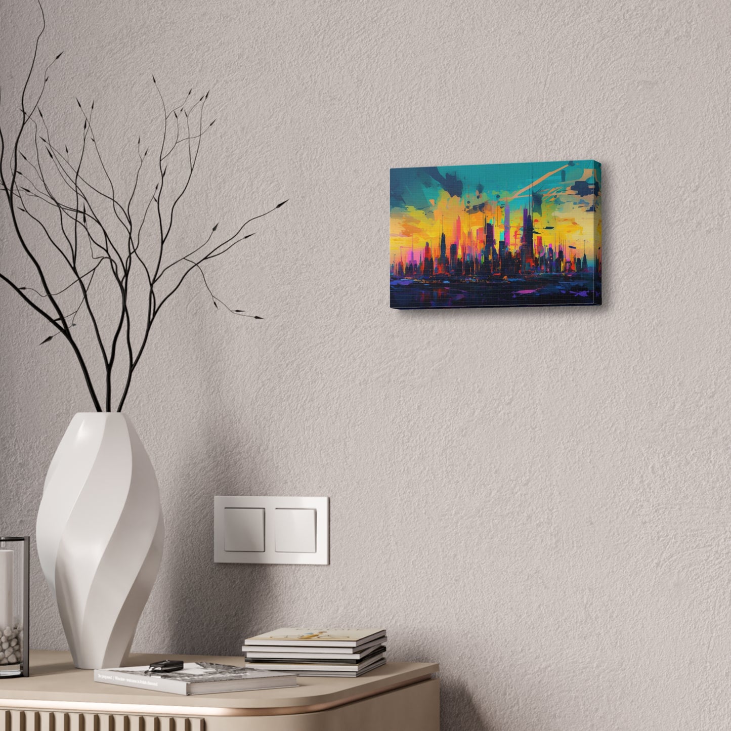 Sunset City Abstract