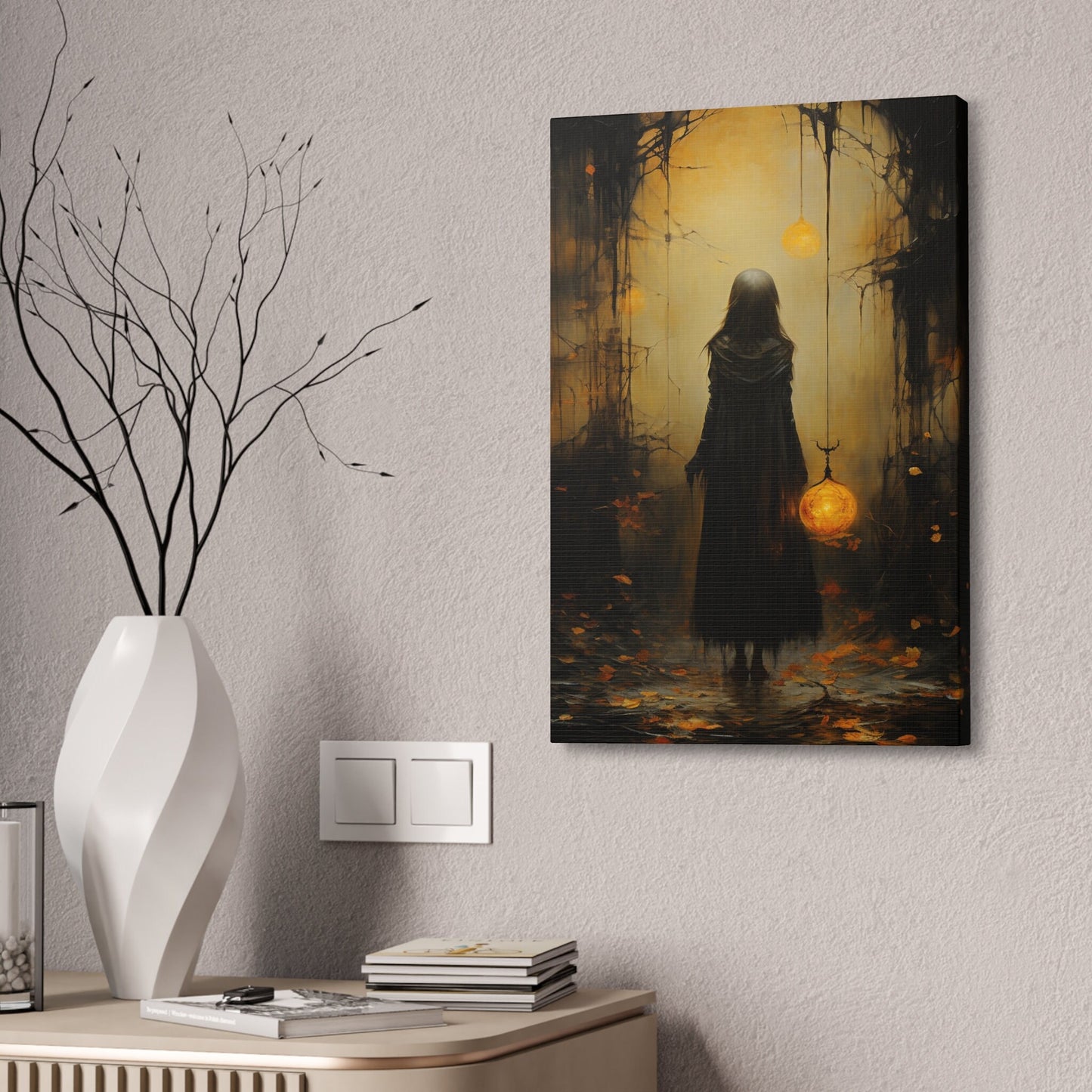 Unique Wall Art for your Home, Apartment, Dorm Room. Surreal Art of a Girl in the Dark Woods | no.1. Imperfect and Beautiful.