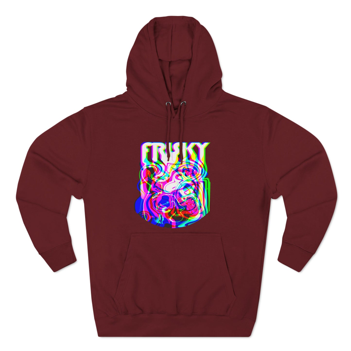 Most amazing sweatshirt ever. Made for FRISKY people who don't care about normal thinking or bland group fashion sense.Stand out in a crowd!
