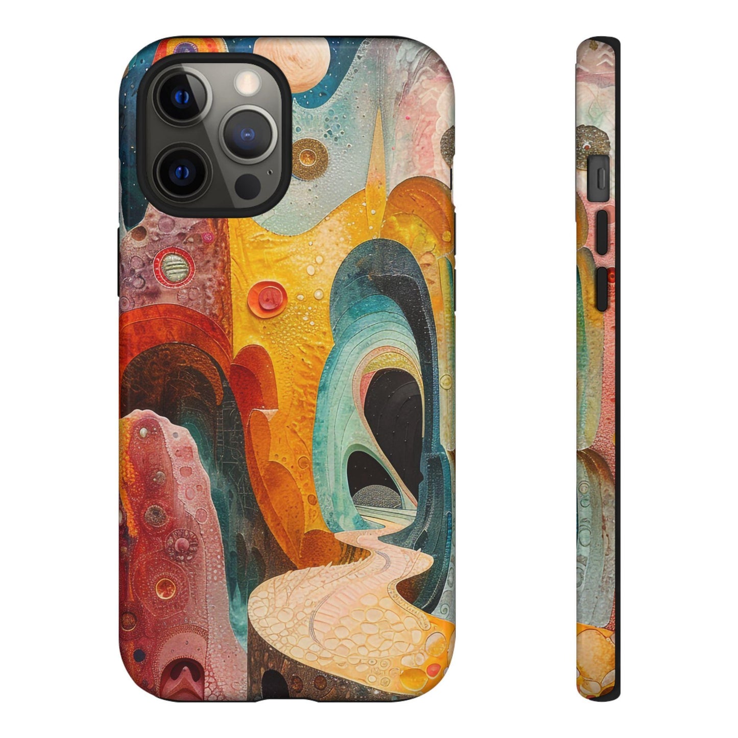 Alien Candy Abstract Surreal Art Phone Case: Protective Sci-Fi Cover for iPhone, Samsung, Pixel