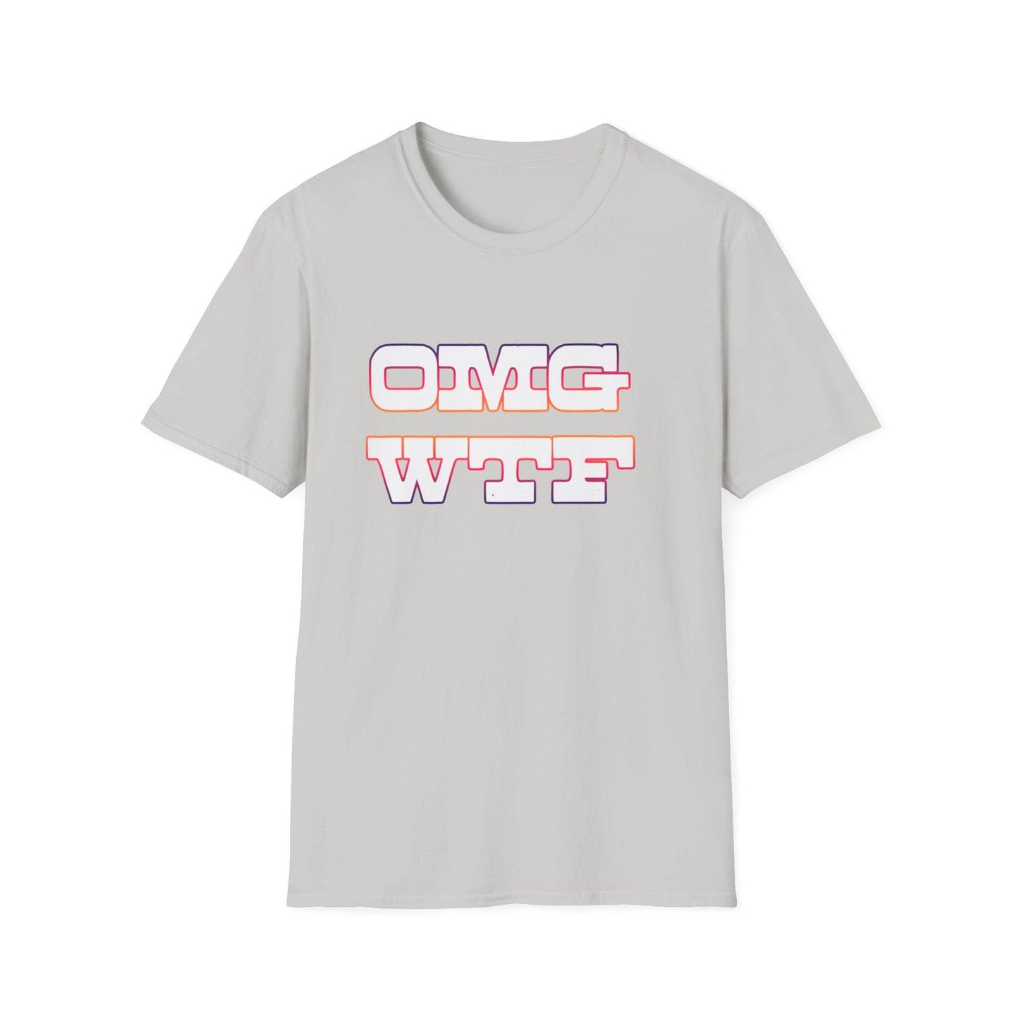 Best tee ever! Wear your feelings. OMG WTF. You might as well give everyone a heads up! Conversation piece fashion to stand out in a crowd.