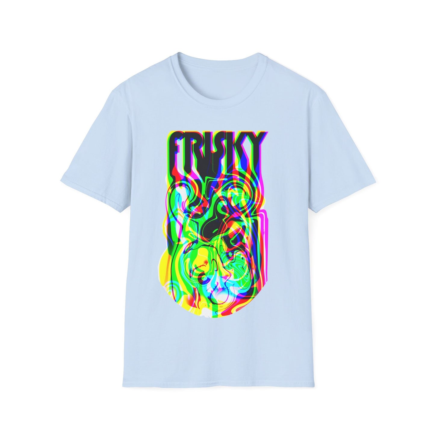 Most amazing t-shirt ever. Tee made for FRISKY people who don't care about normal thinking or bland group fashion sense.Stand out in a crowd