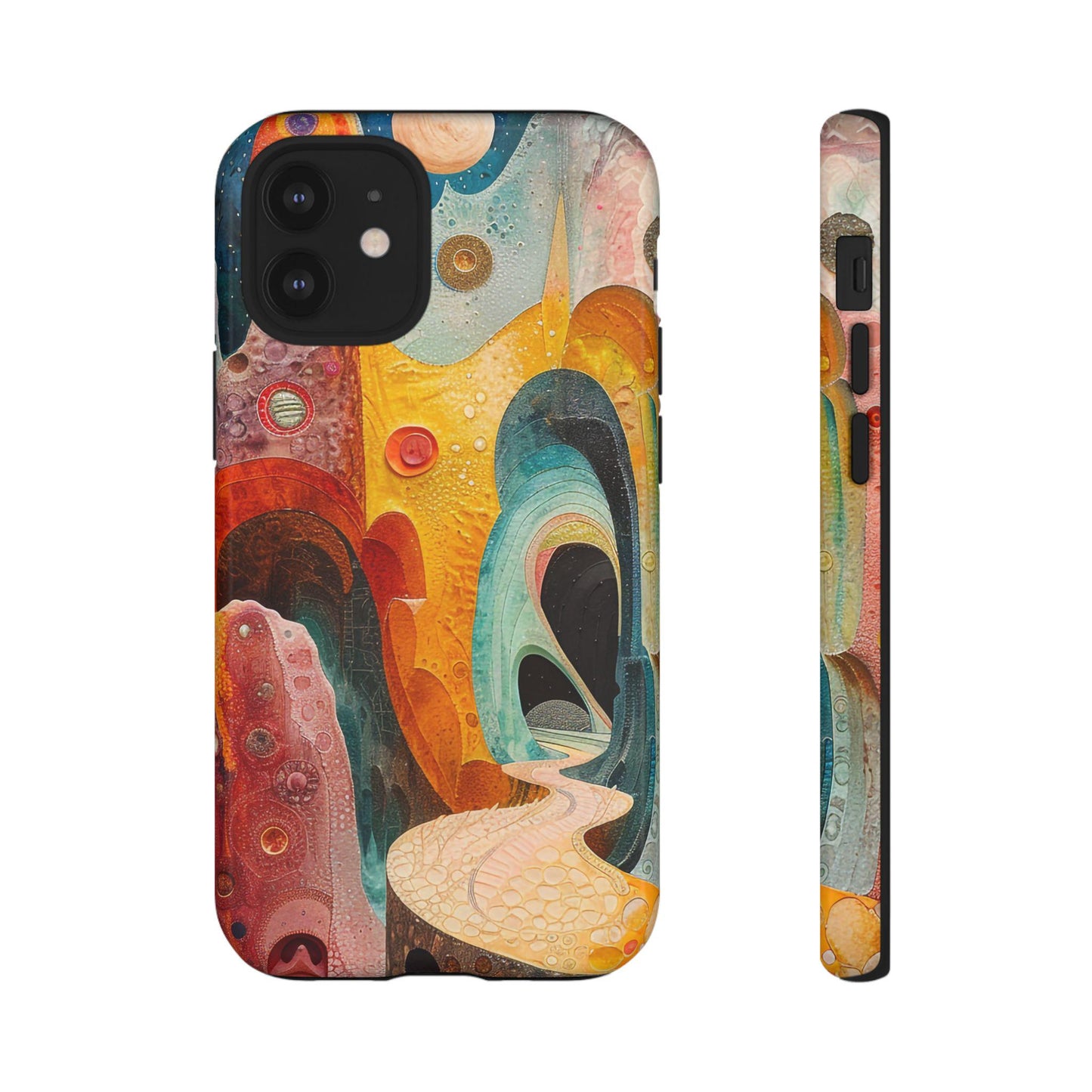 Alien Candy Abstract Surreal Art Phone Case: Protective Sci-Fi Cover for iPhone, Samsung, Pixel