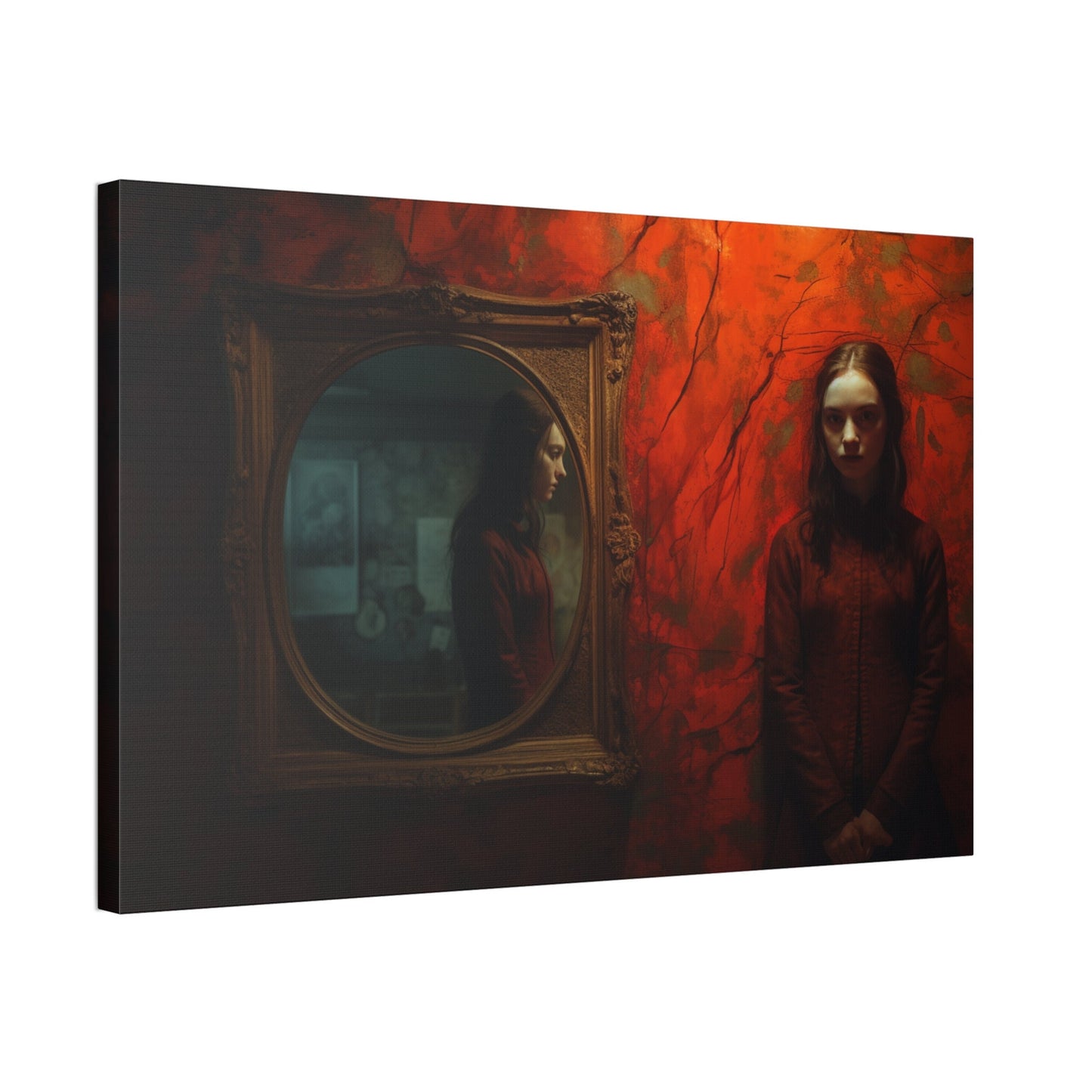 Unique wall art for college apartments  and new homes | Who's watching who/you? Beautiful print exploring perspective. | Ai Wall Art