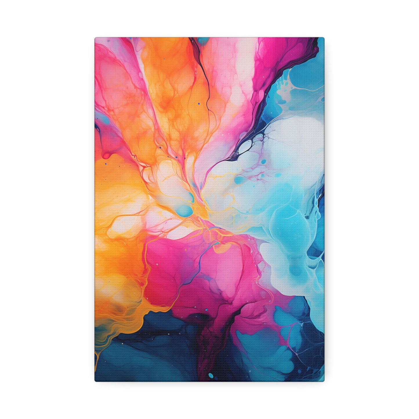 Unique Wall Art for your Home, Apartment, Room. Brightly colored paint splash abstract print.