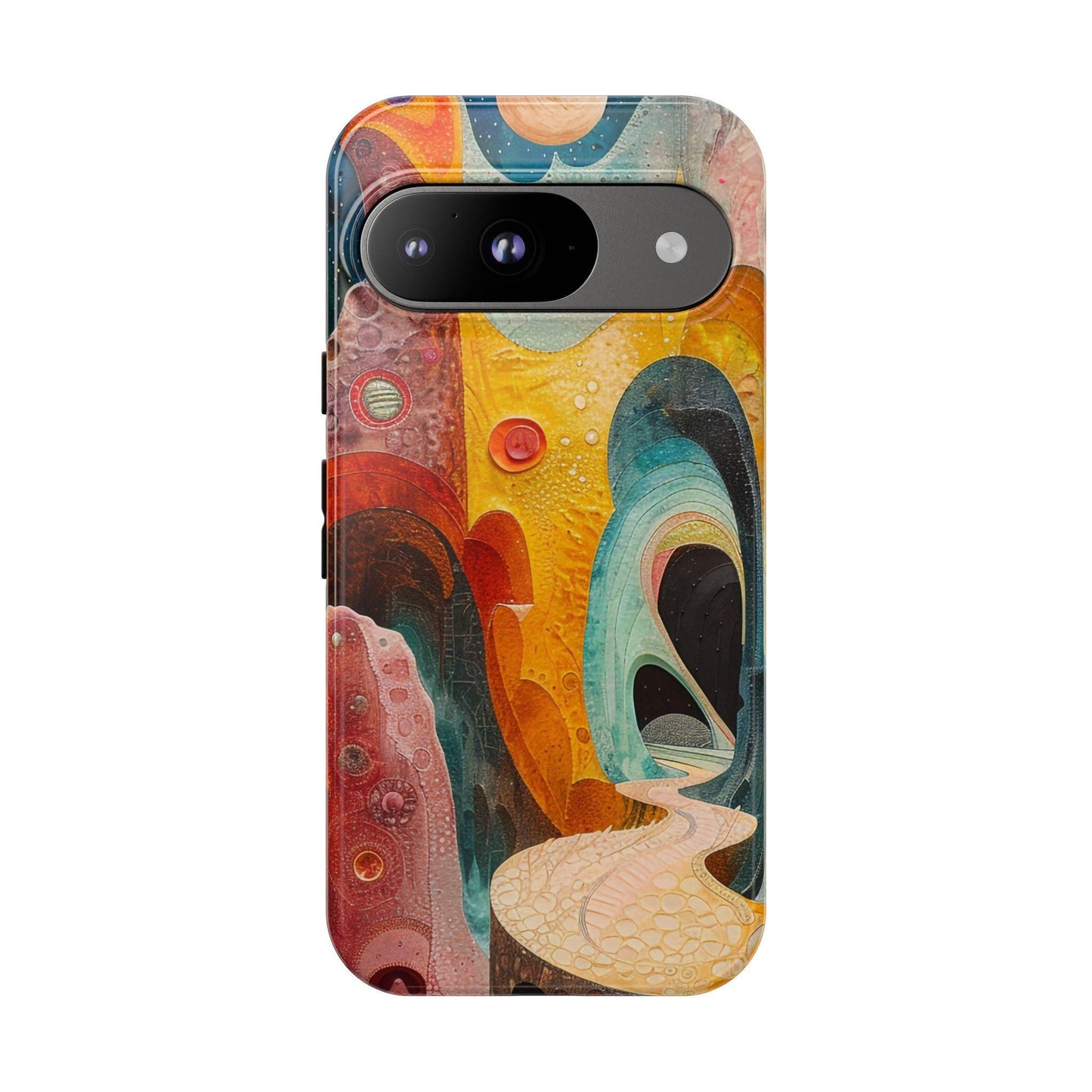 Alien Candy Abstract Surreal Art Phone Case: Protective Sci-Fi Cover for iPhone, Samsung, Pixel