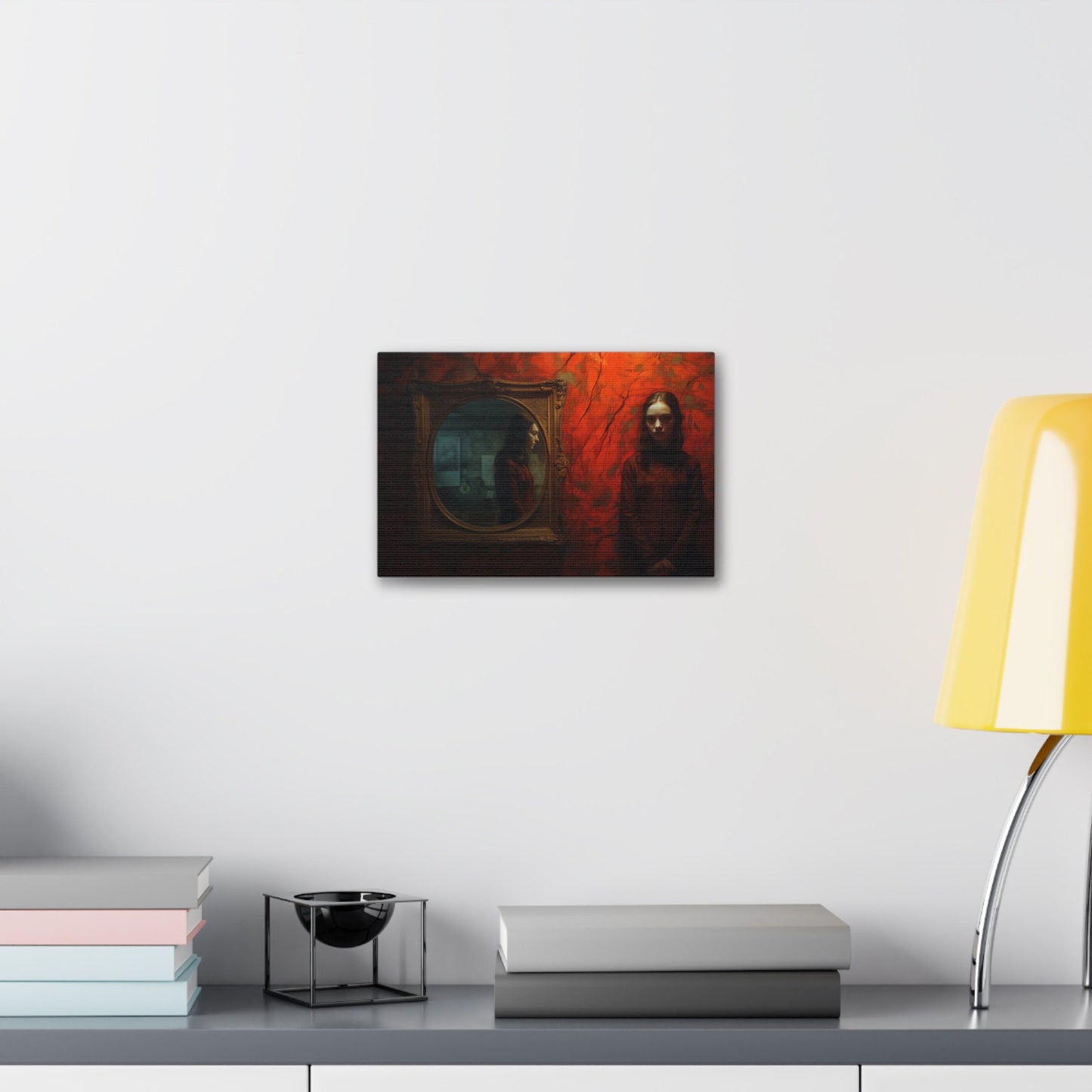 Unique wall art for college apartments  and new homes | Who's watching who/you? Beautiful print exploring perspective. | Ai Wall Art