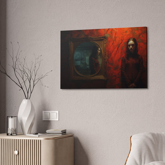Unique wall art for college apartments  and new homes | Who's watching who/you? Beautiful print exploring perspective. | Ai Wall Art