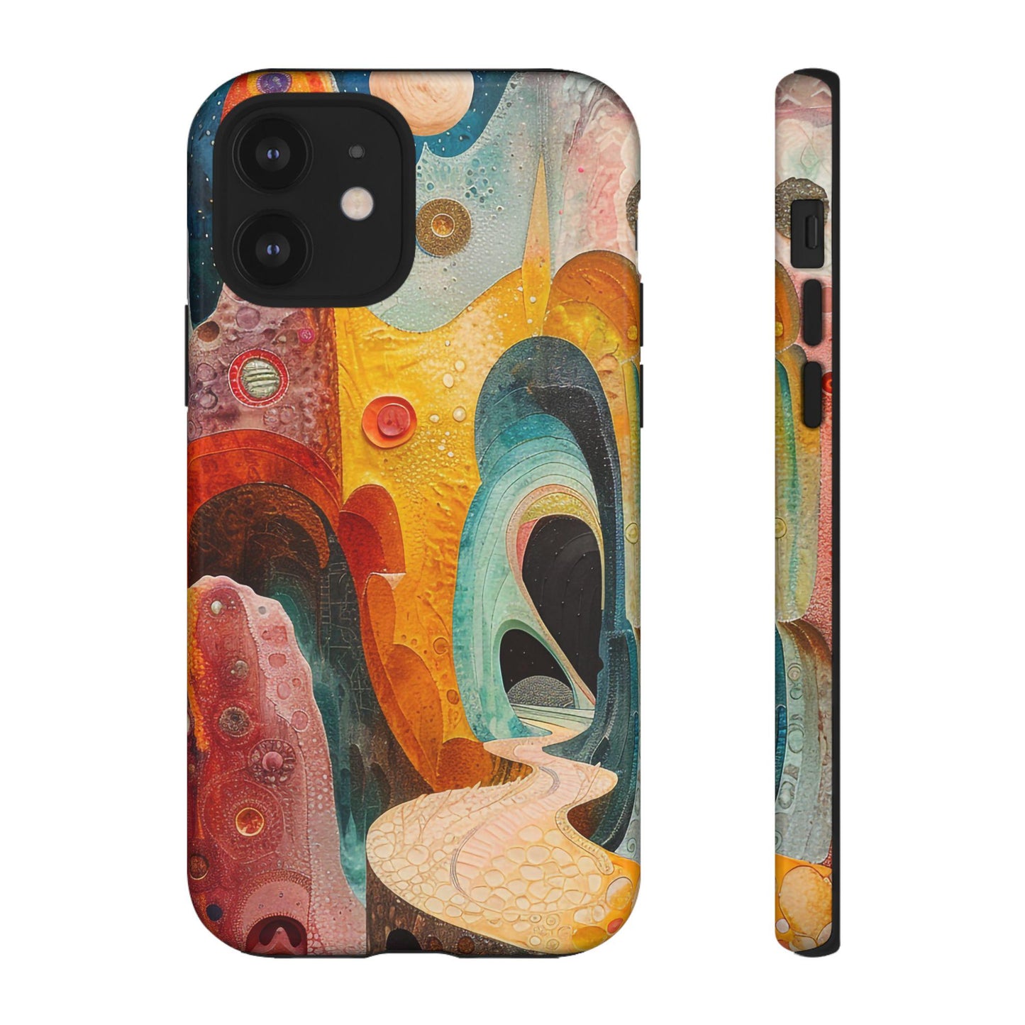 Alien Candy Abstract Surreal Art Phone Case: Protective Sci-Fi Cover for iPhone, Samsung, Pixel