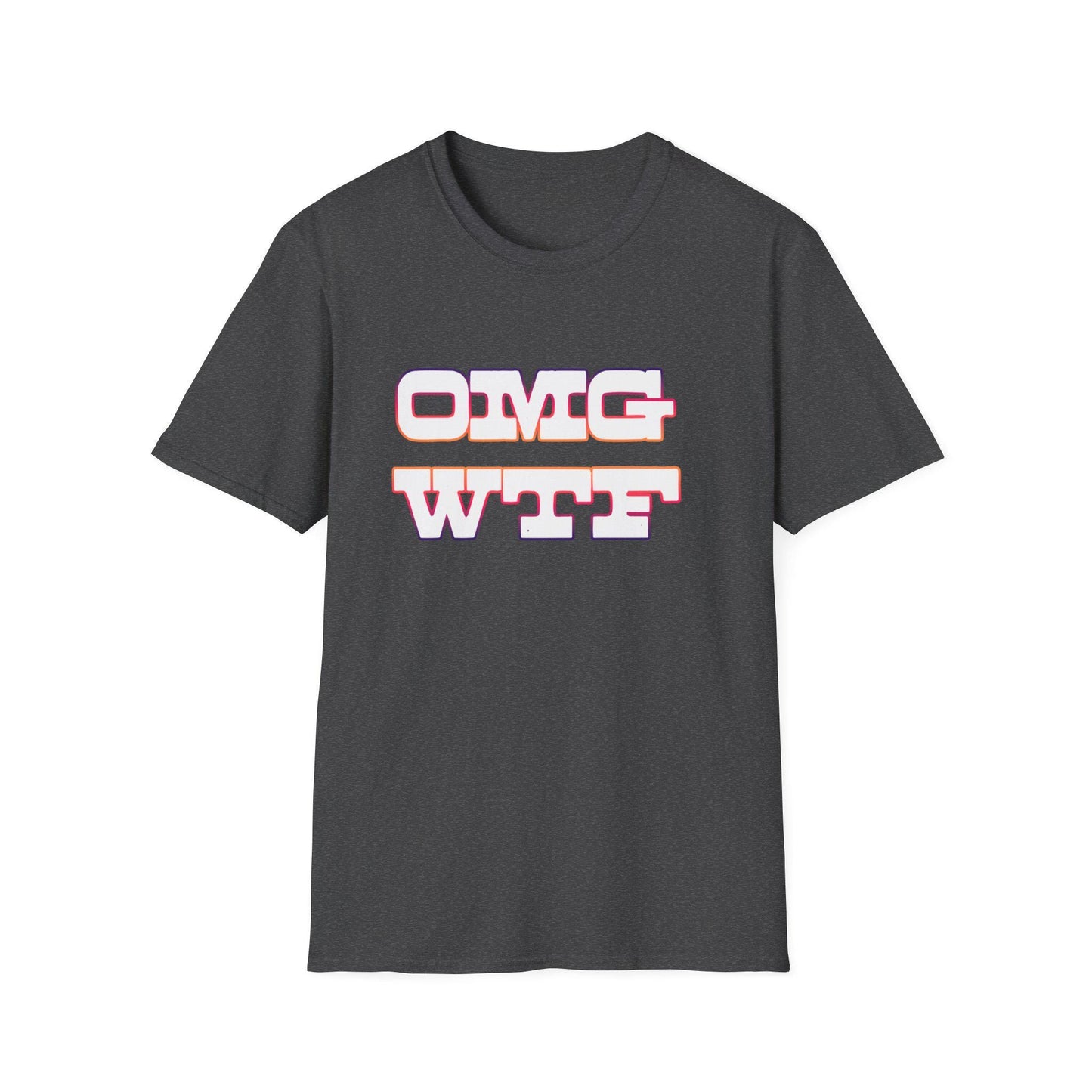 Best tee ever! Wear your feelings. OMG WTF. You might as well give everyone a heads up! Conversation piece fashion to stand out in a crowd.