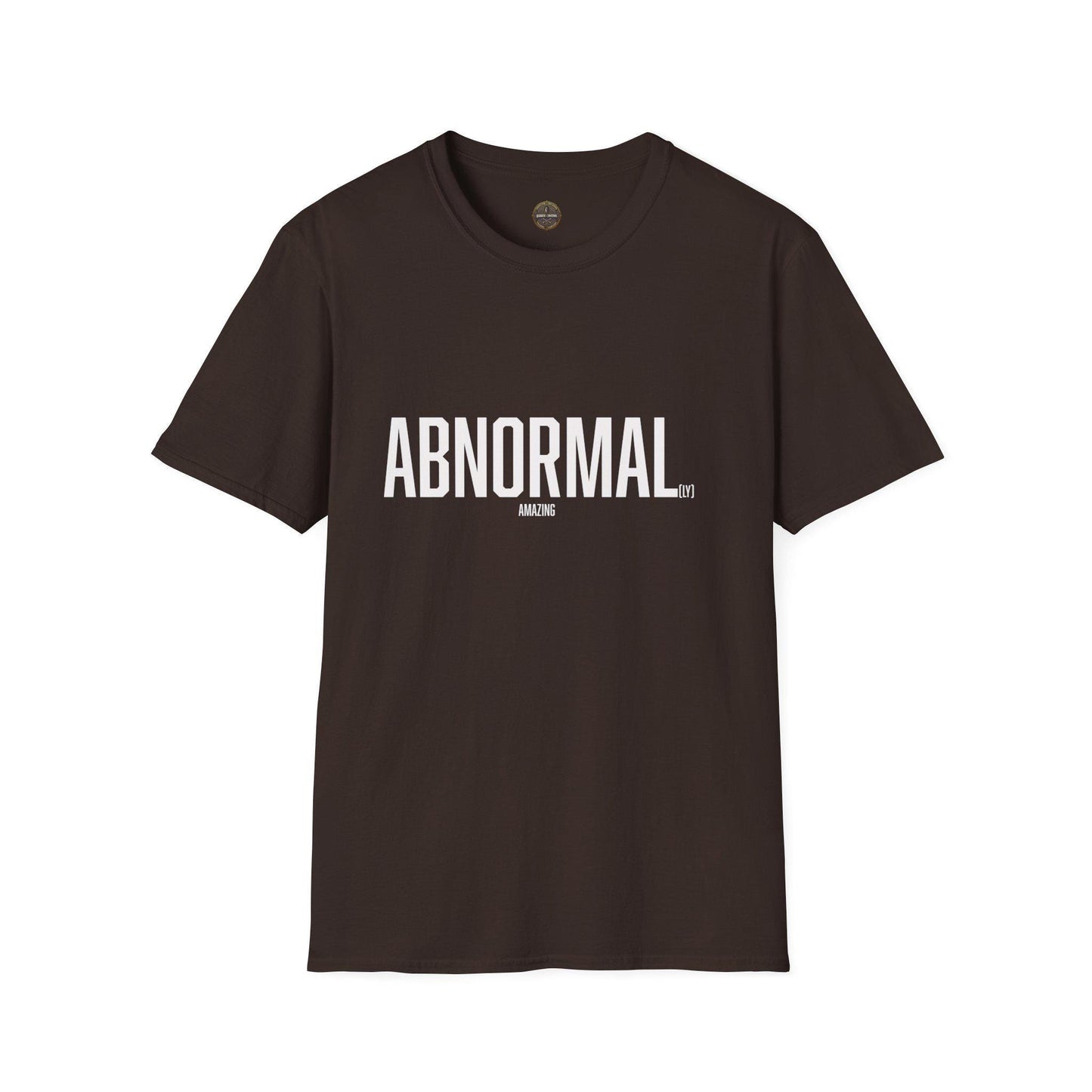 Funny "Abnormal" to "Abnormally Amazing" T-Shirt, Humorous Tee Shirt, Unique Graphic Top, Cool Novelty Apparel, Sarcastic