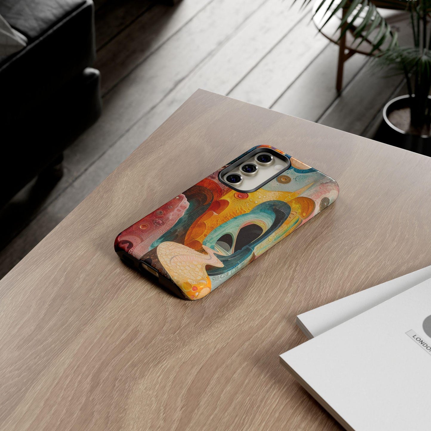 Alien Candy Abstract Surreal Art Phone Case: Protective Sci-Fi Cover for iPhone, Samsung, Pixel