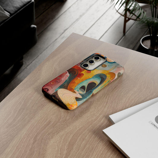 Alien Candy Abstract Surreal Art Phone Case: Protective Sci-Fi Cover for iPhone, Samsung, Pixel