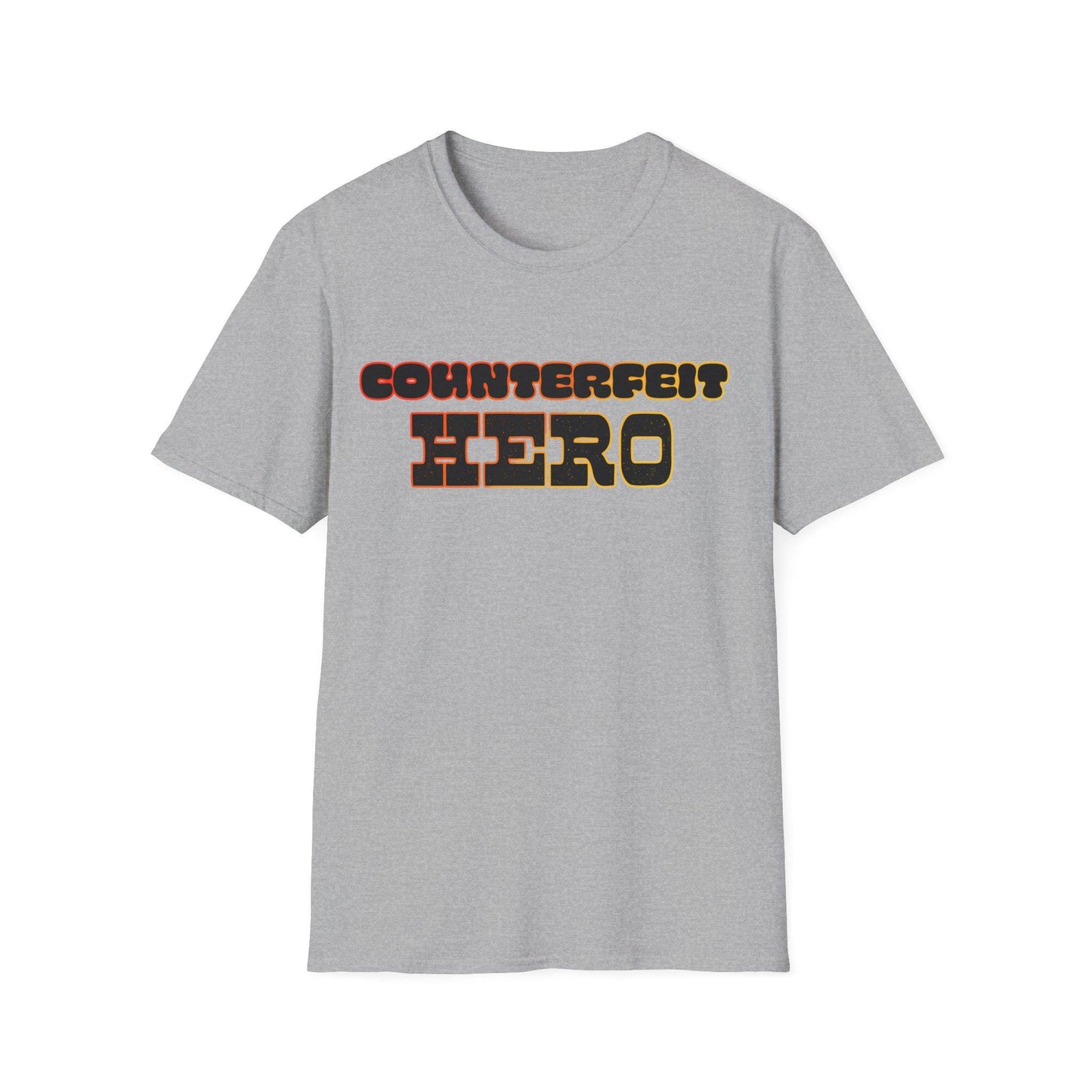 Counterfeit Hero Unisex T-Shirt, Graphic Tee, Softstyle Shirt, humble humility, Top, Men's Women's Clothing