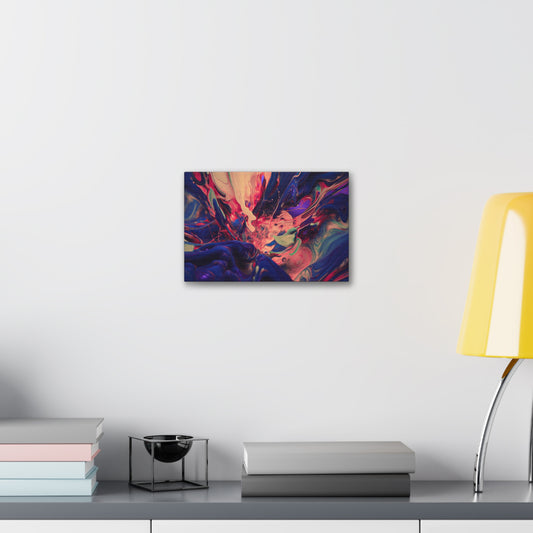 Purple Paint Tsunami: Splashed Paint Print