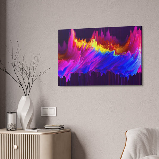 Unique College Dorm or New Apartment Wall Art | Multi-colored Pixel Drift Art print 3. Ai generated.