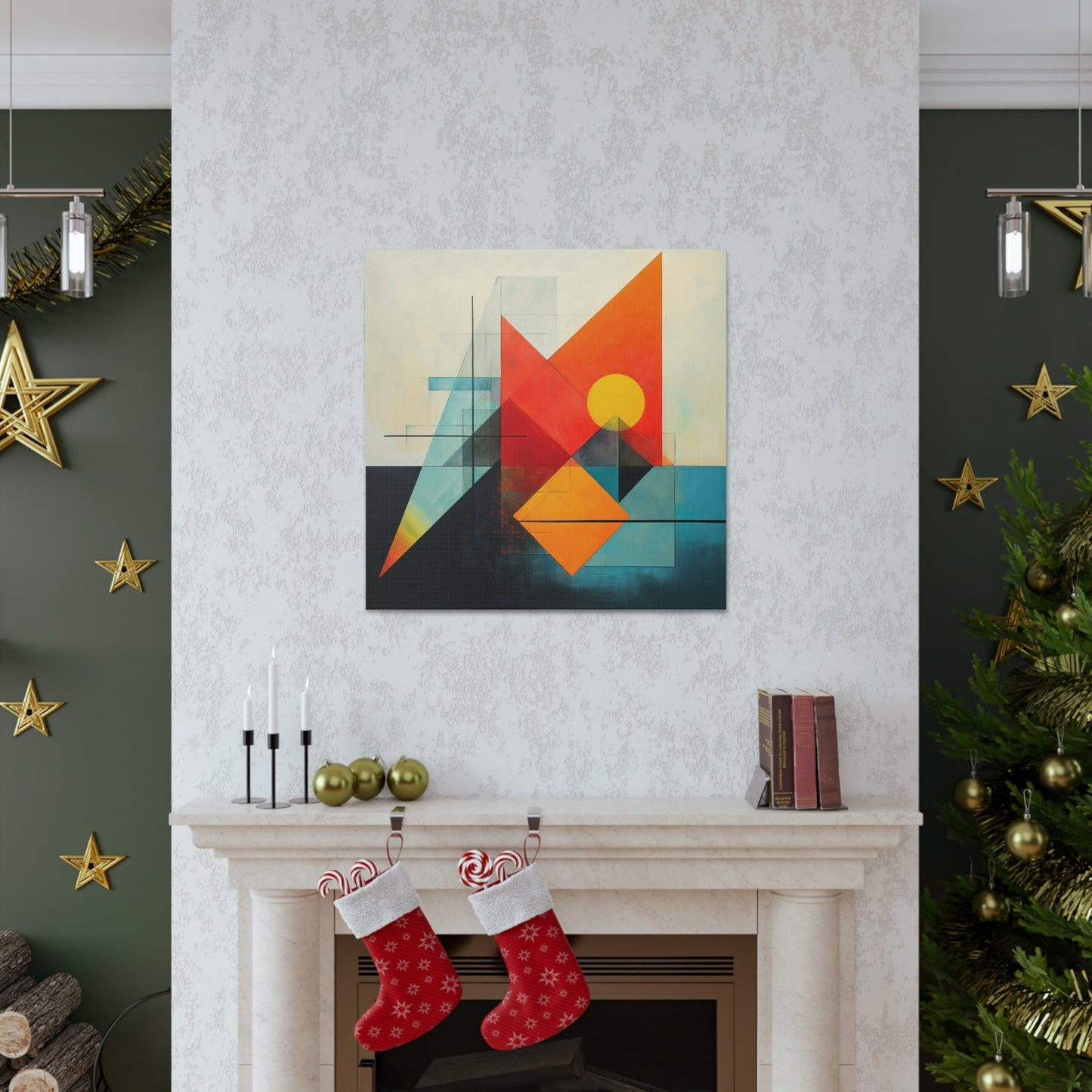 Unique Wall Art for your Home, Apartment or Dorm Room. Abstract Art, Modern Geometric Wall Art, Contemporary Home Decor.