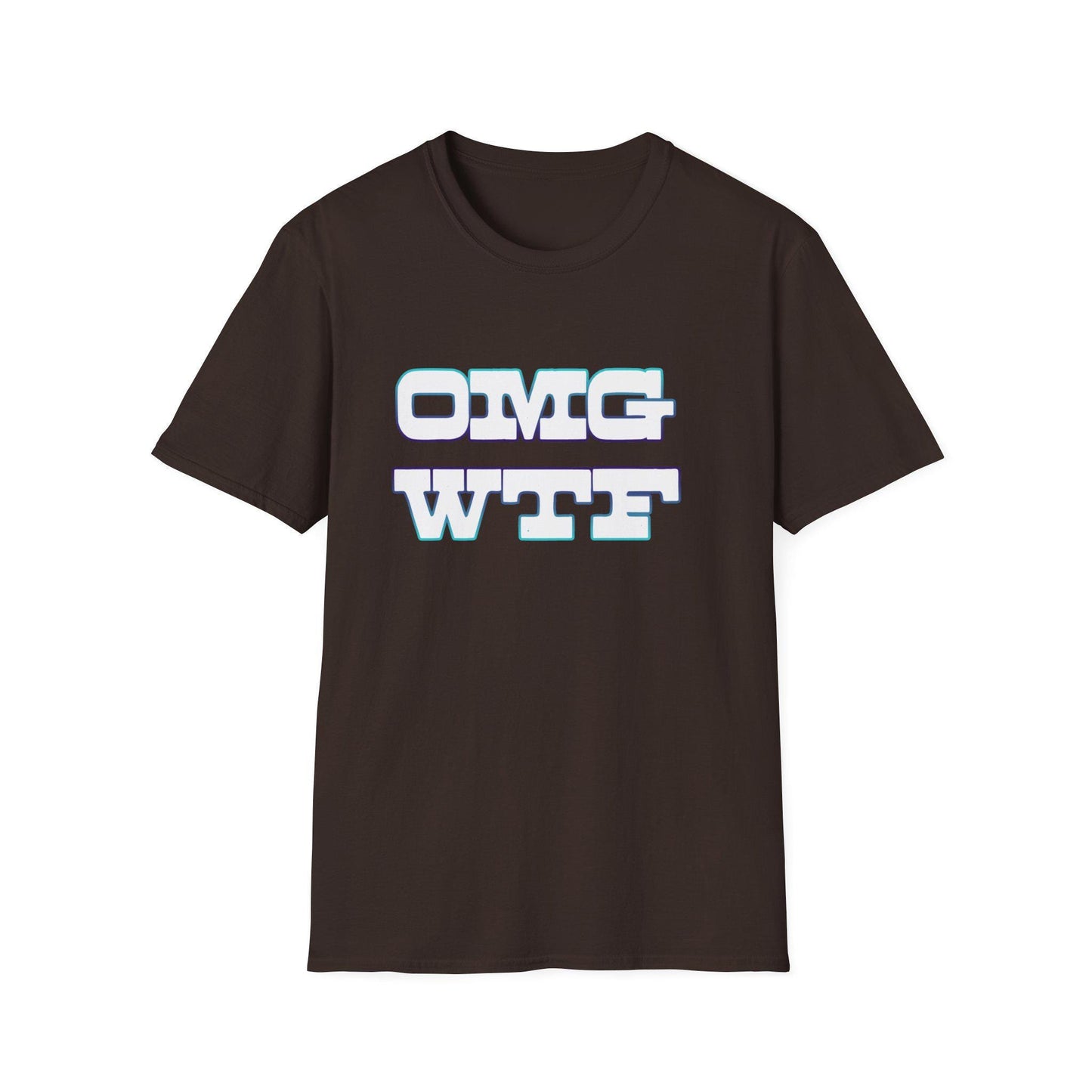 Best tee ever! Wear your feelings. OMG WTF. You might as well give everyone a heads up! Conversation piece fashion to stand out in a crowd.